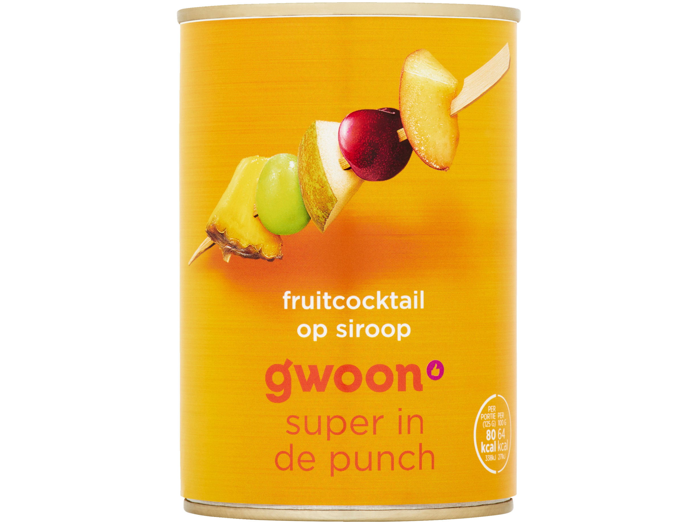 Fruitcocktail op siroop