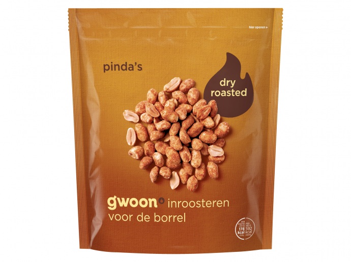 Dry roasted pinda's