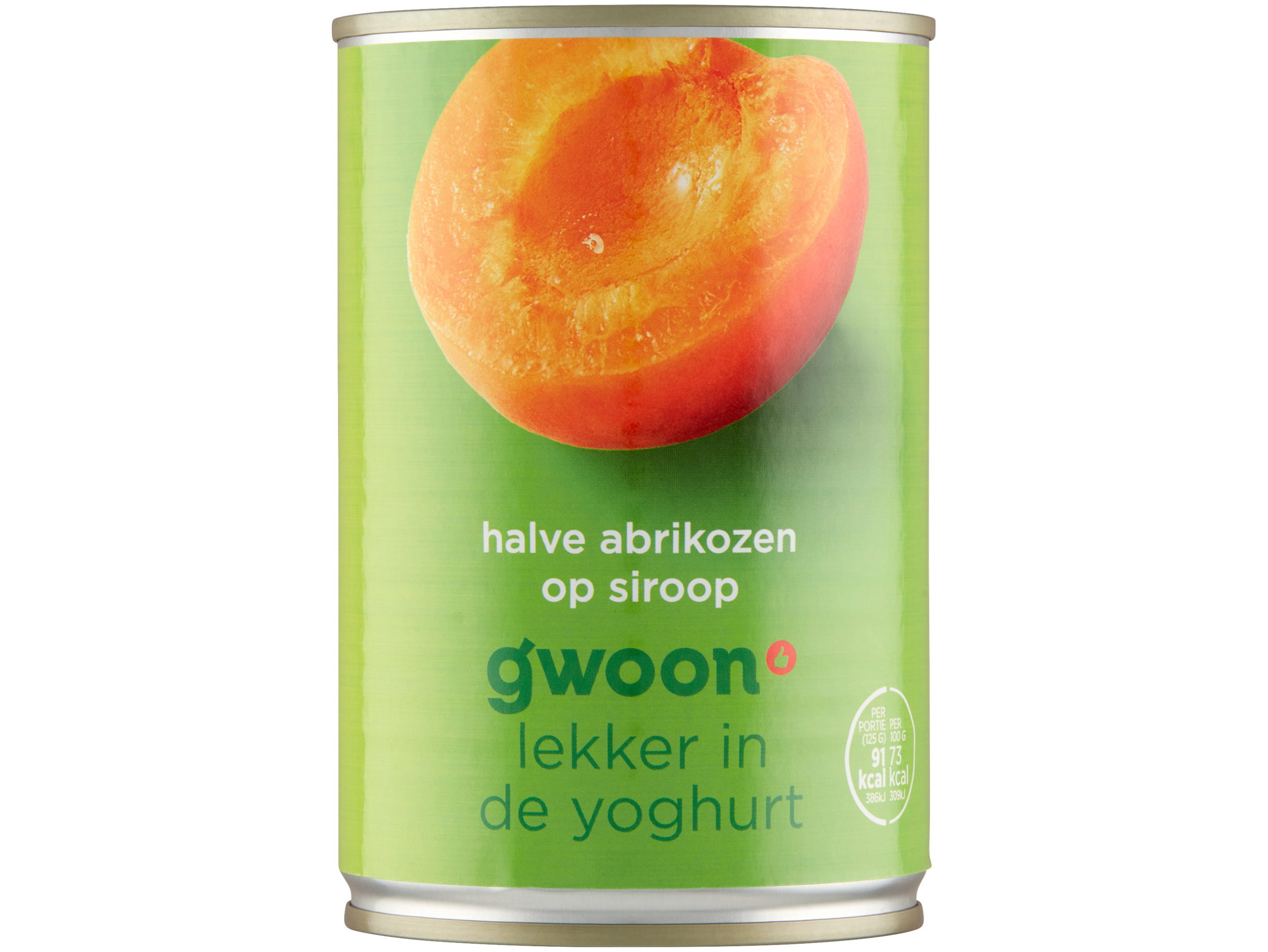Abrikozen op siroop