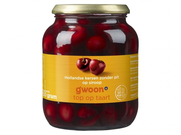 Kersen op siroop