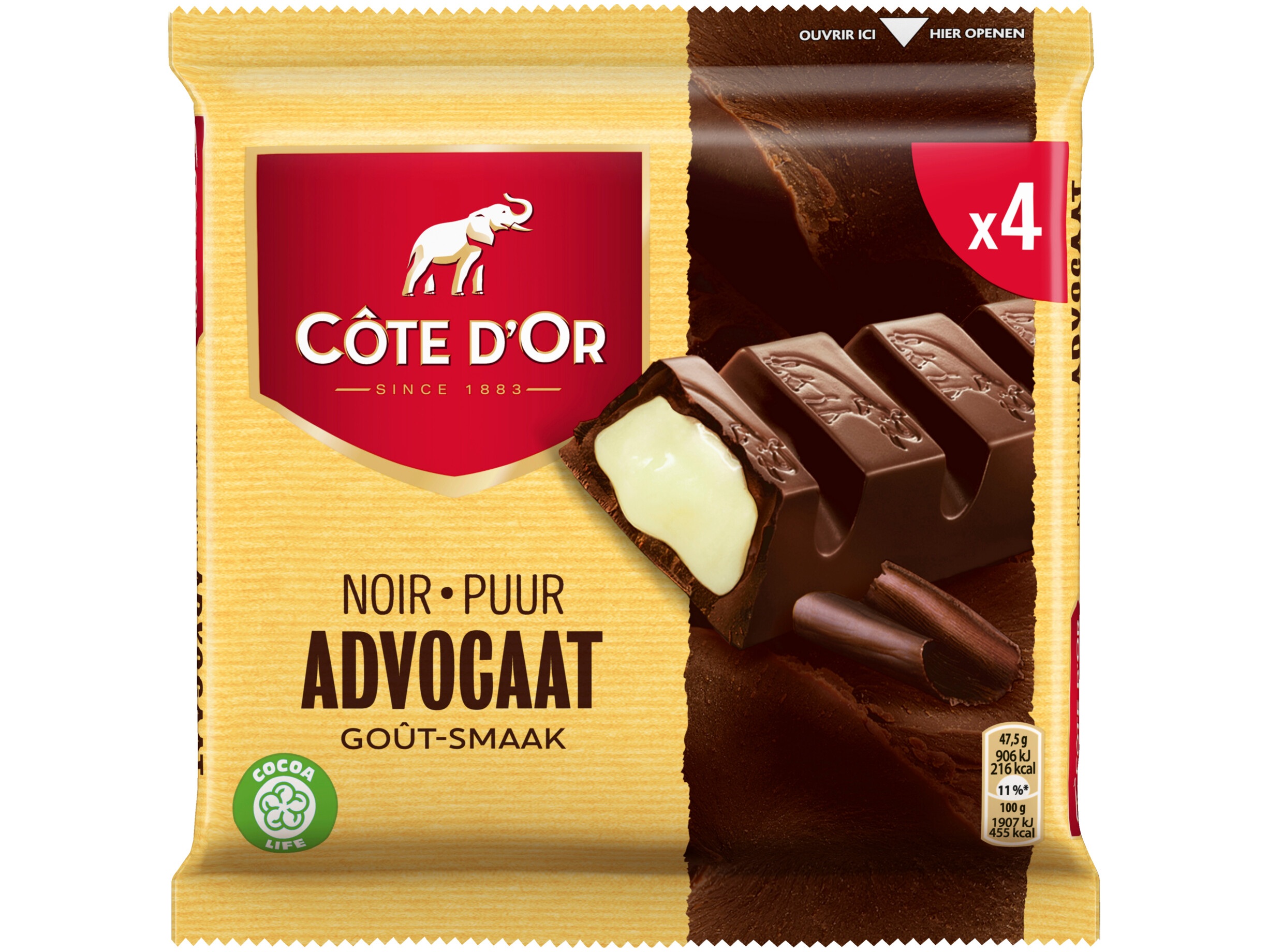 Pure chocolade advocaat