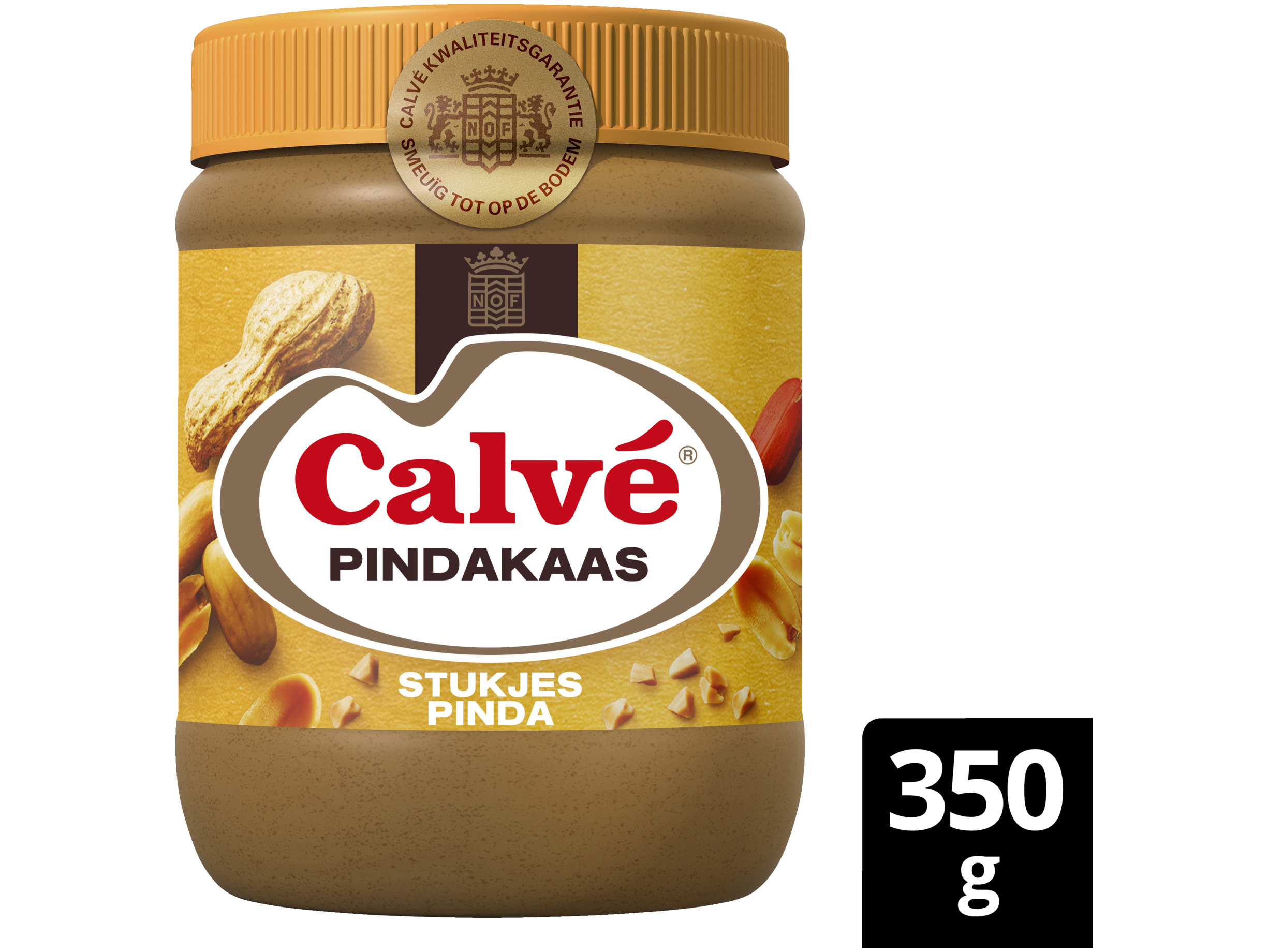 Pindakaas met stukjes Pinda