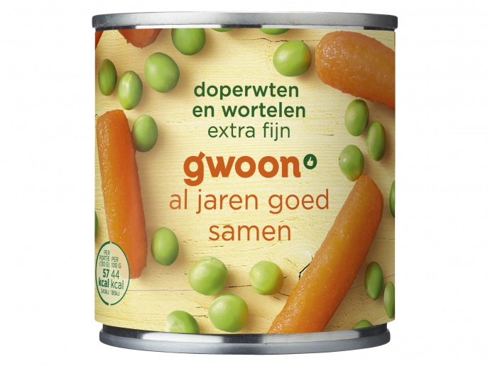 Doperwten wortelen extra fijn