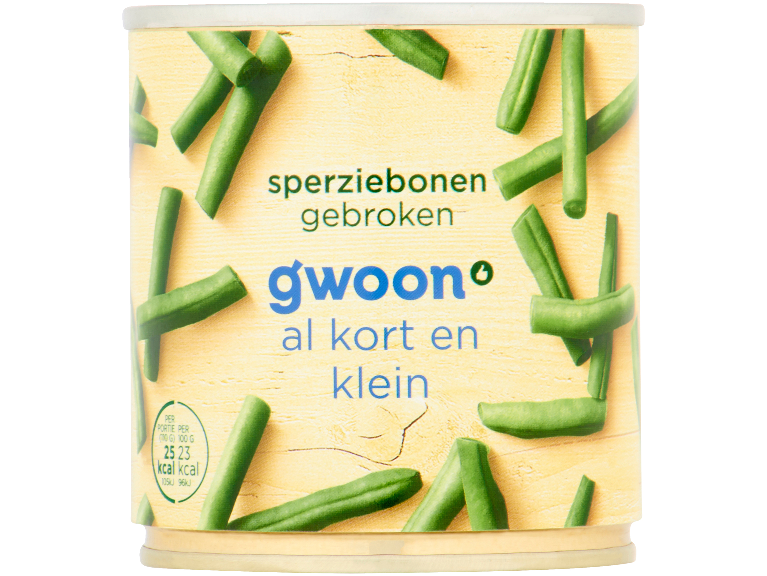 Sperziebonen gebroken