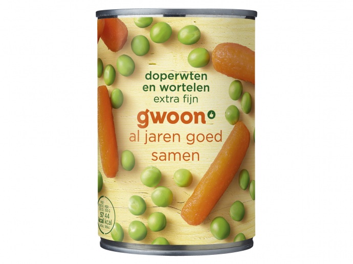 Doperwten wortelen extra fijn