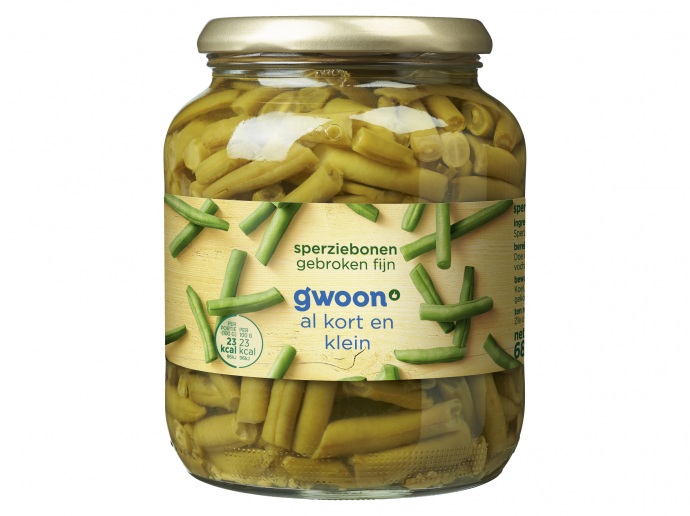 Sperziebonen gebroken