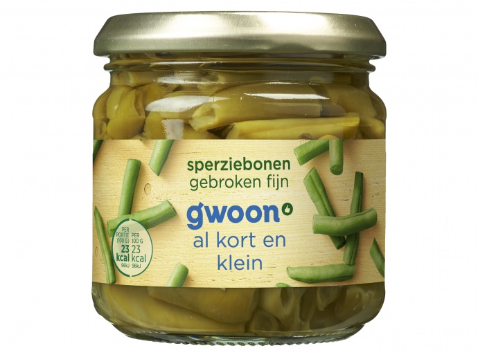Sperziebonen gebroken