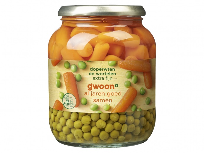 Doperwten wortelen extra fijn