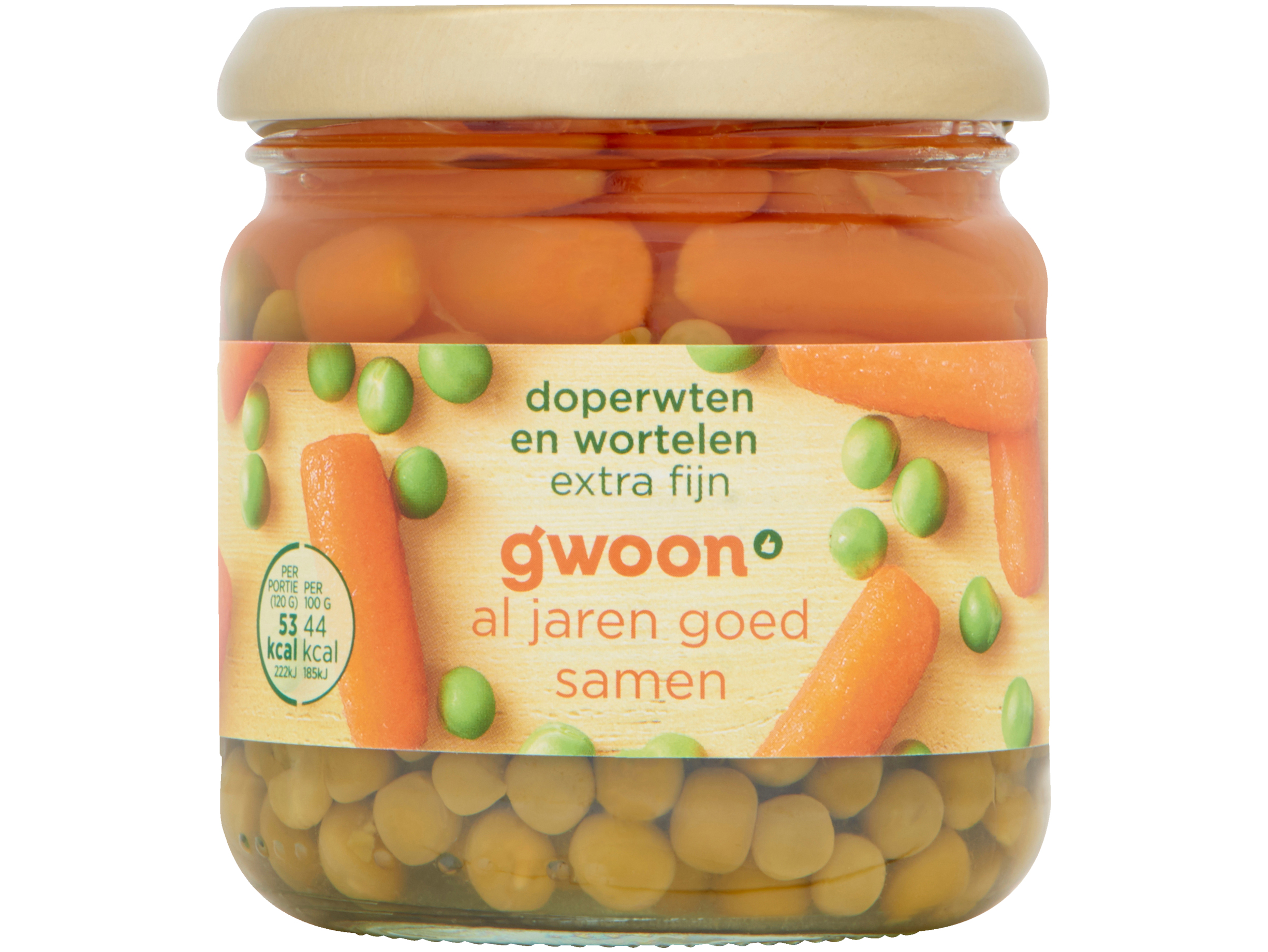 Doperwten wortelen extra fijn