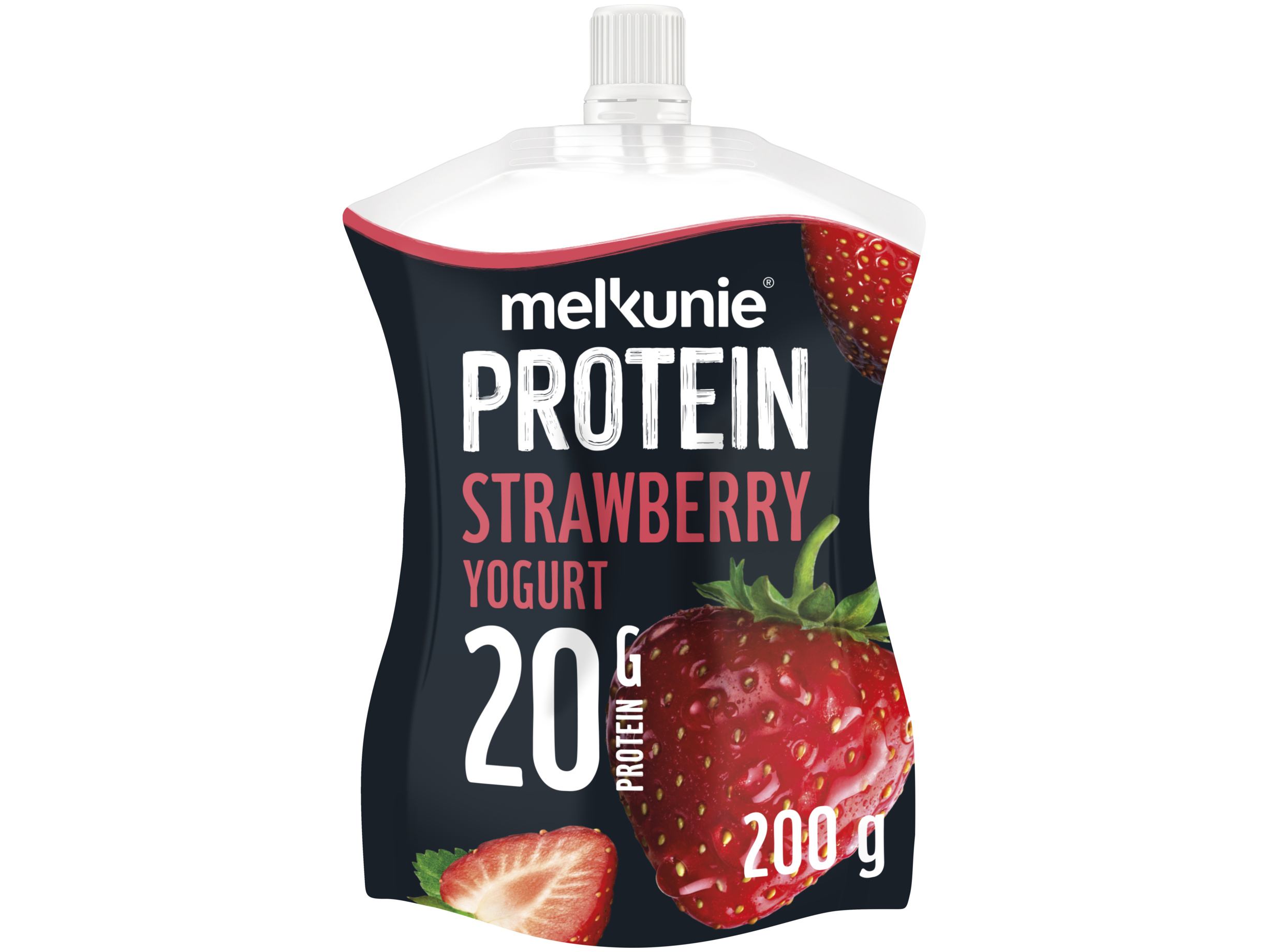 Protein aardbei yoghurt