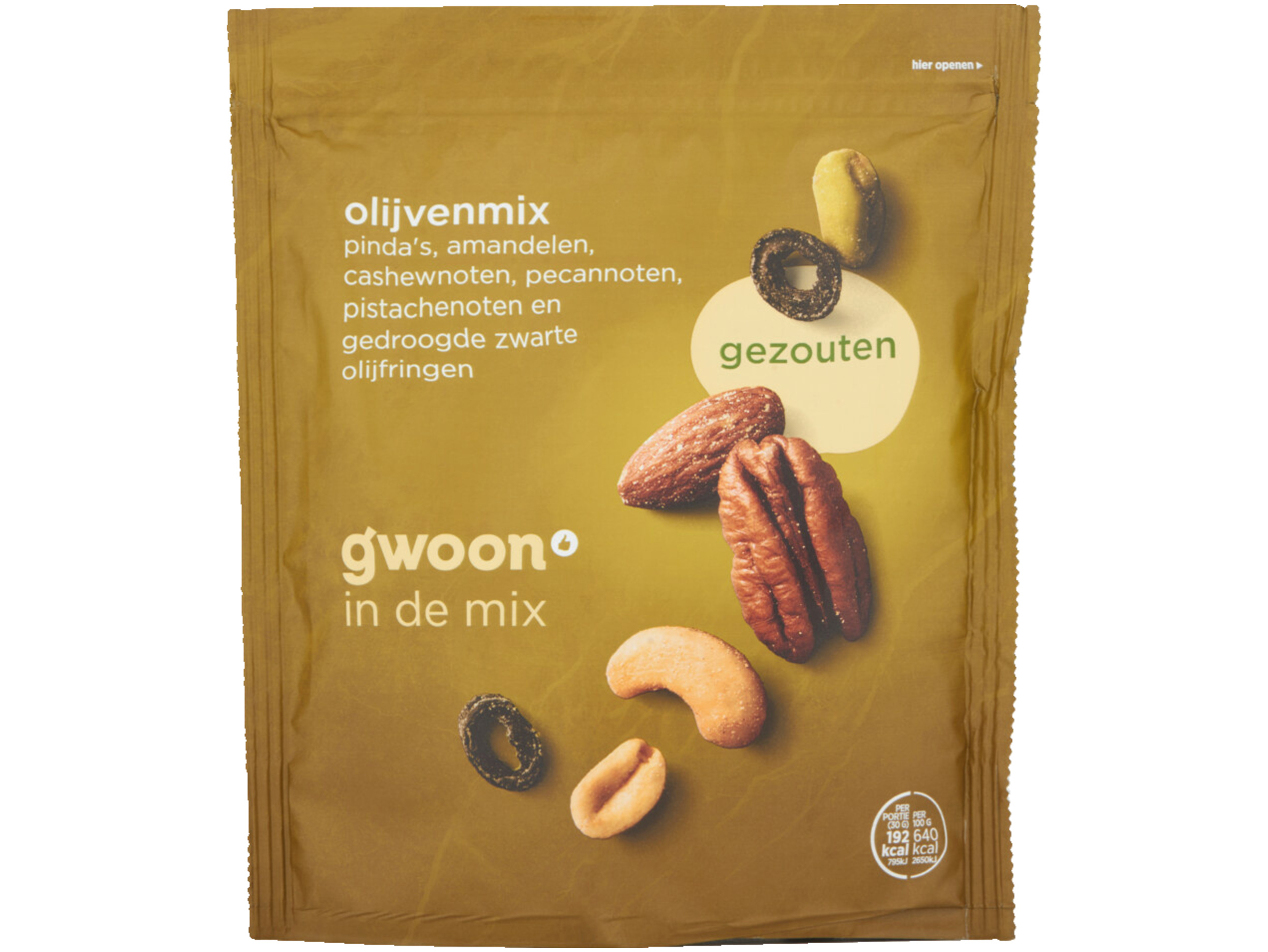 Olijvenmix gezouten
