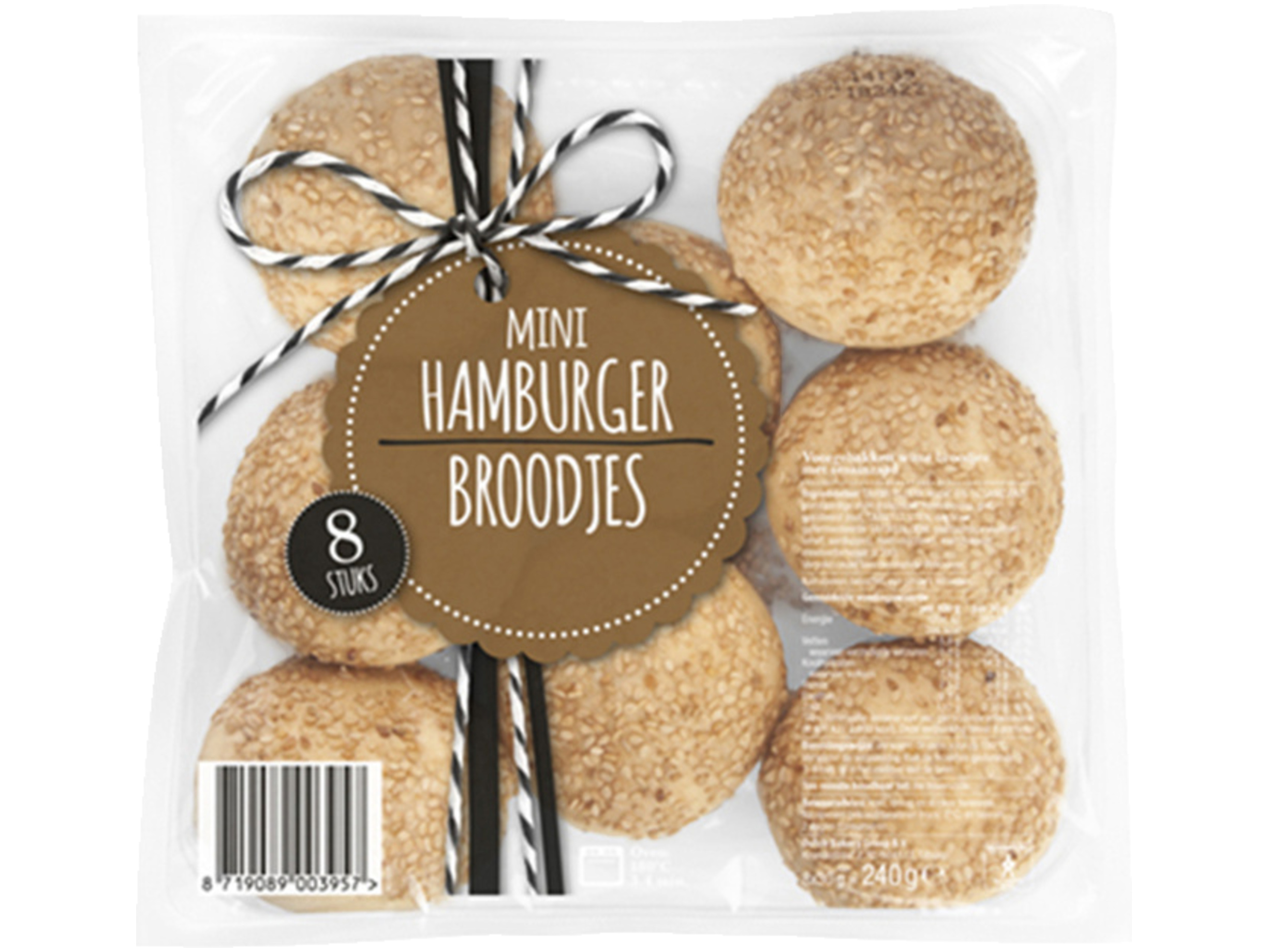 Mini hamburger broodjes