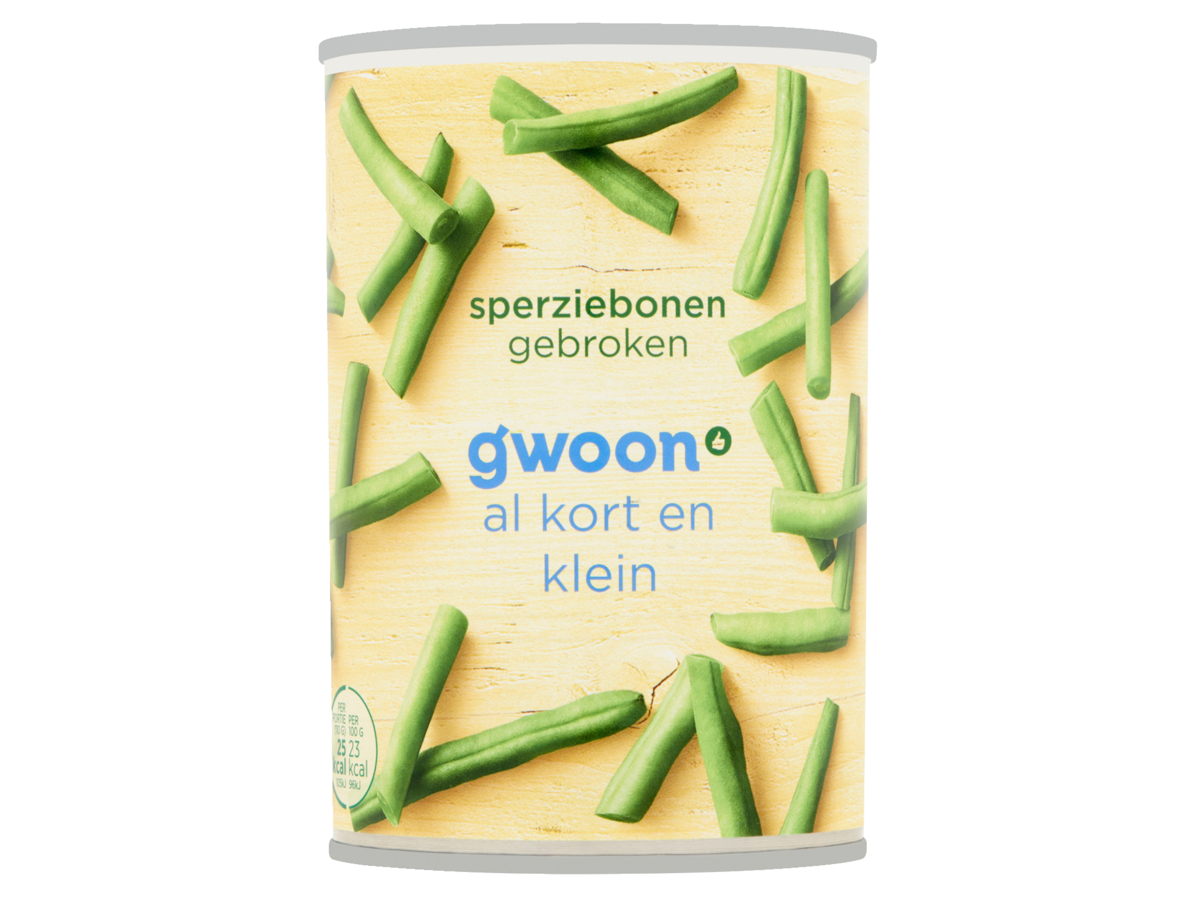 Sperziebonen gebroken
