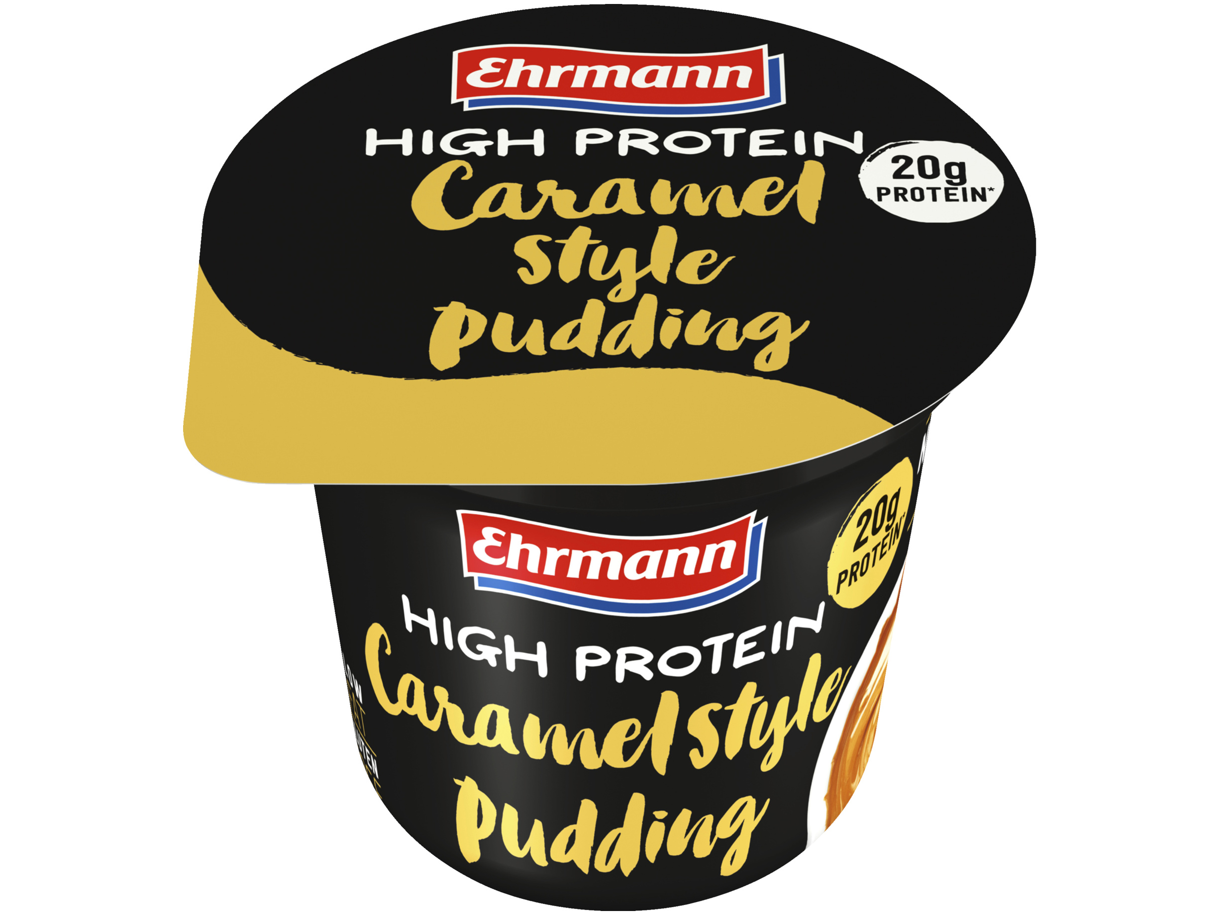 High protein pudding caramel