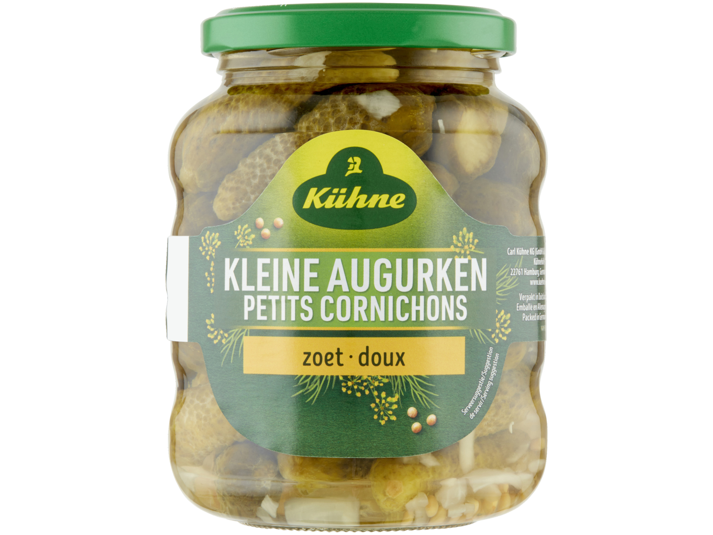 Kleine augurken zoet