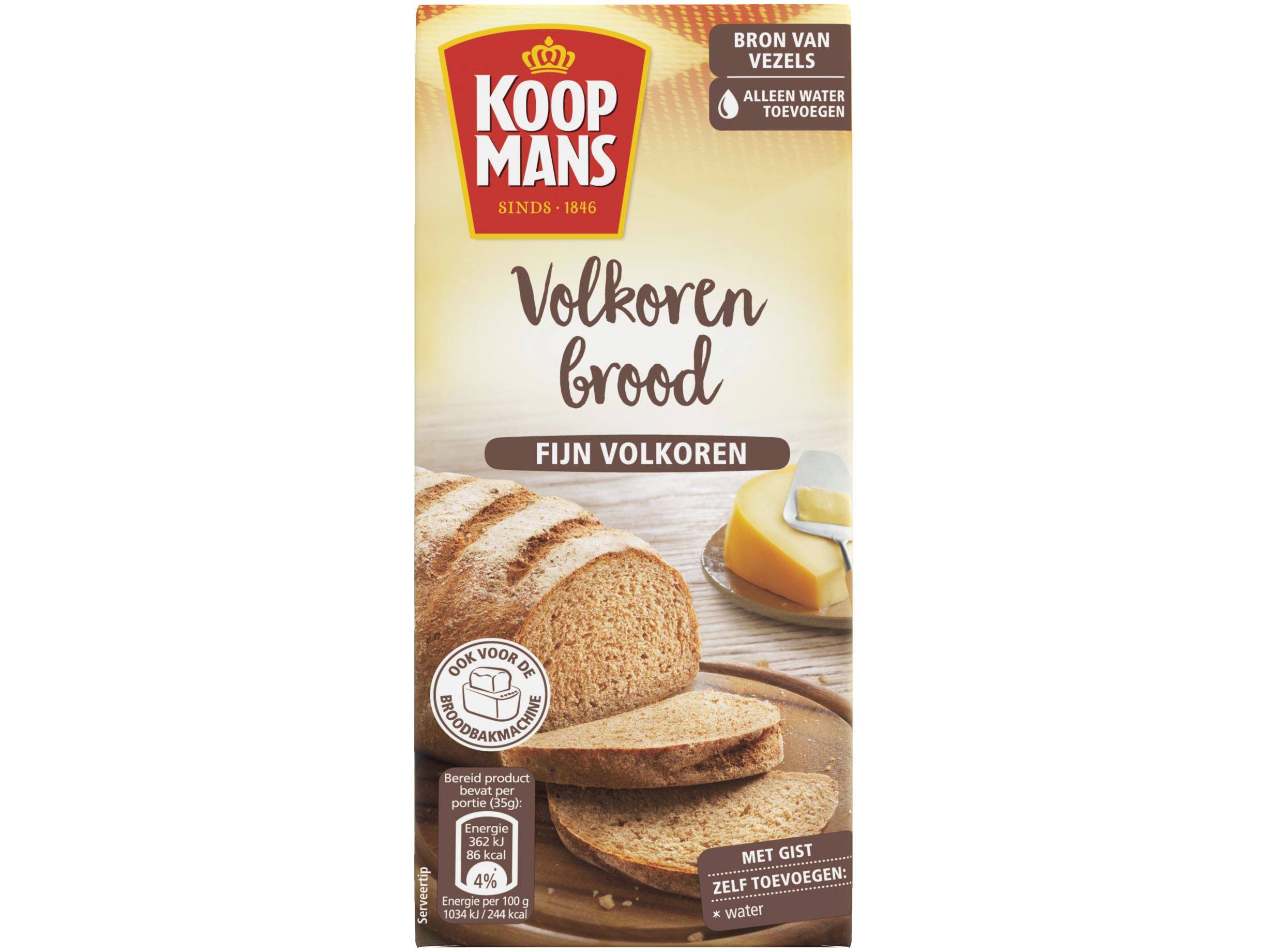 Volkoren brood mix