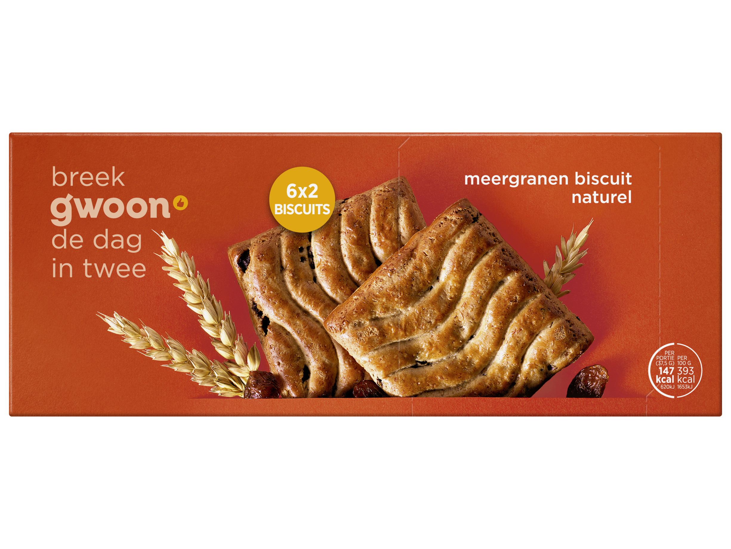 Meergranenbiscuit krenten