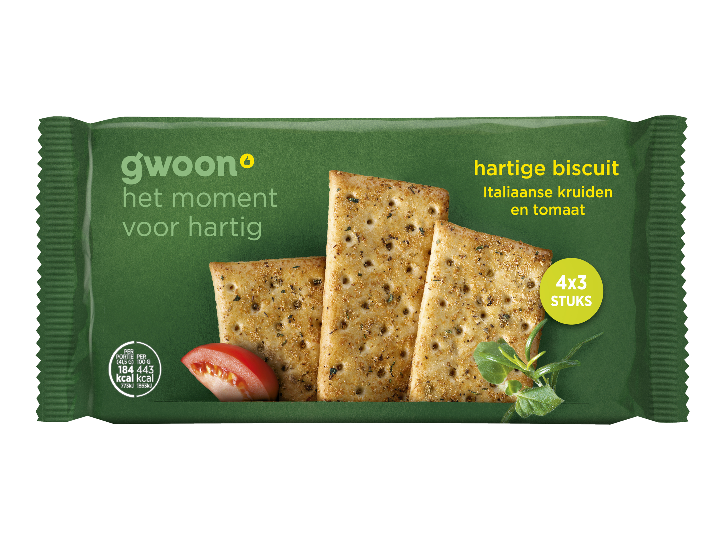 Hartige biscuits Italiaanse kruiden