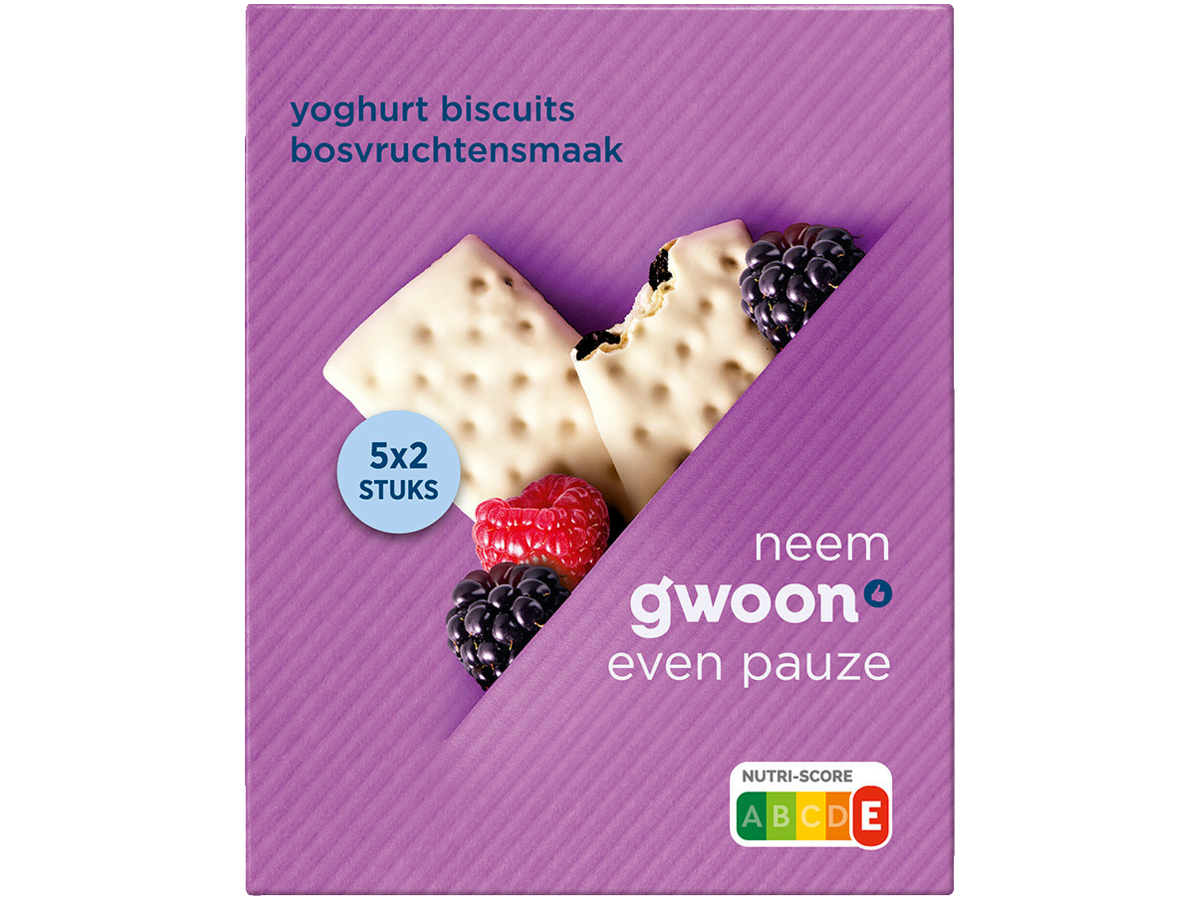Yoghurt fruitbiscuit bosvruchten