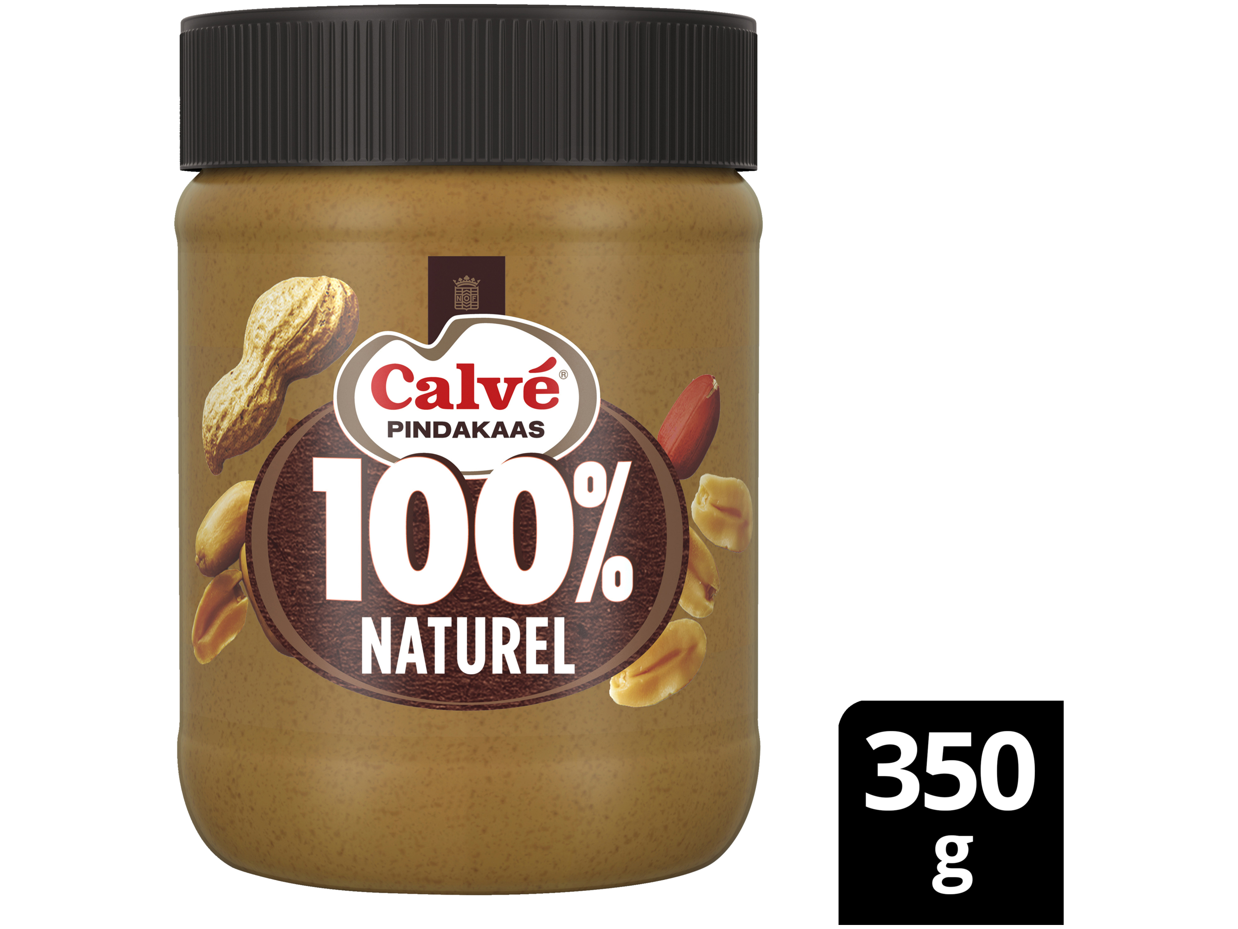 Pindakaas 100% Fijngemalen Pinda's