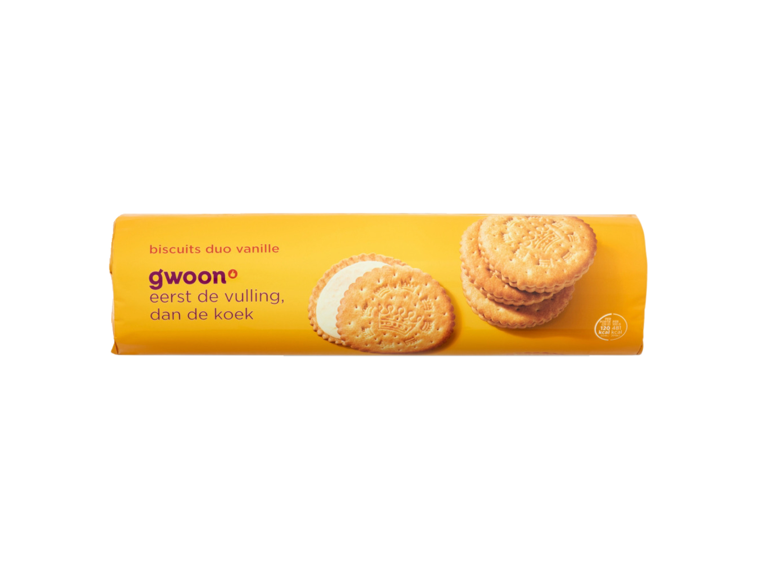Biscuit duo vanille