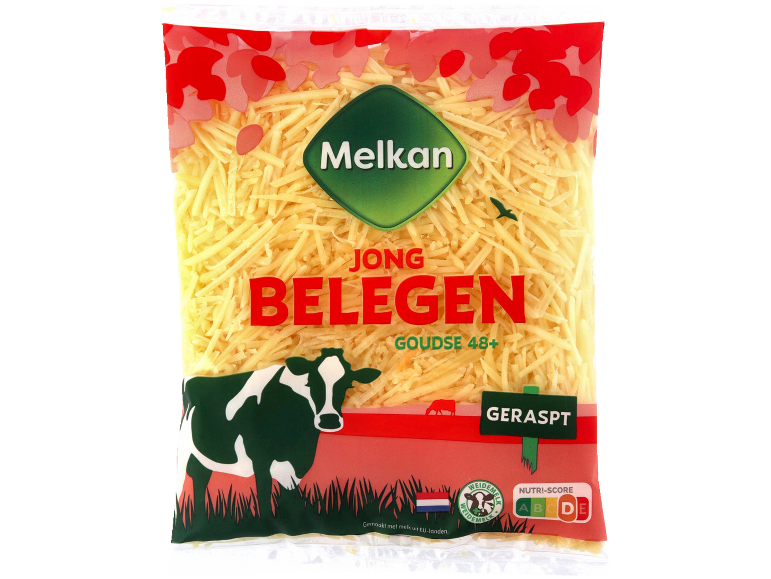 Geraspte kaas jong belegen