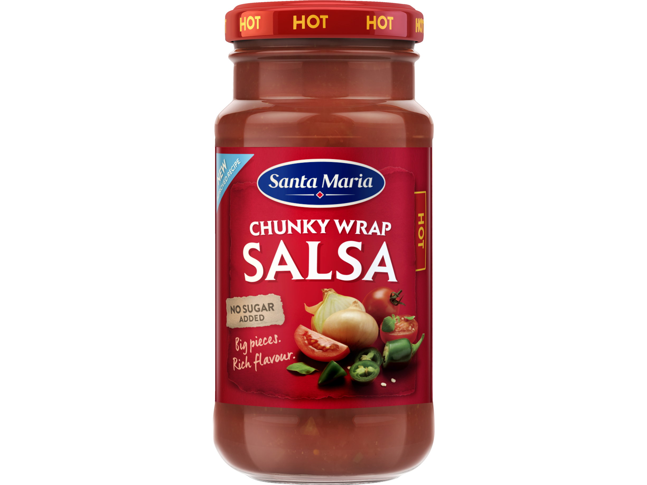 Chunky wrap salsa hot 230g