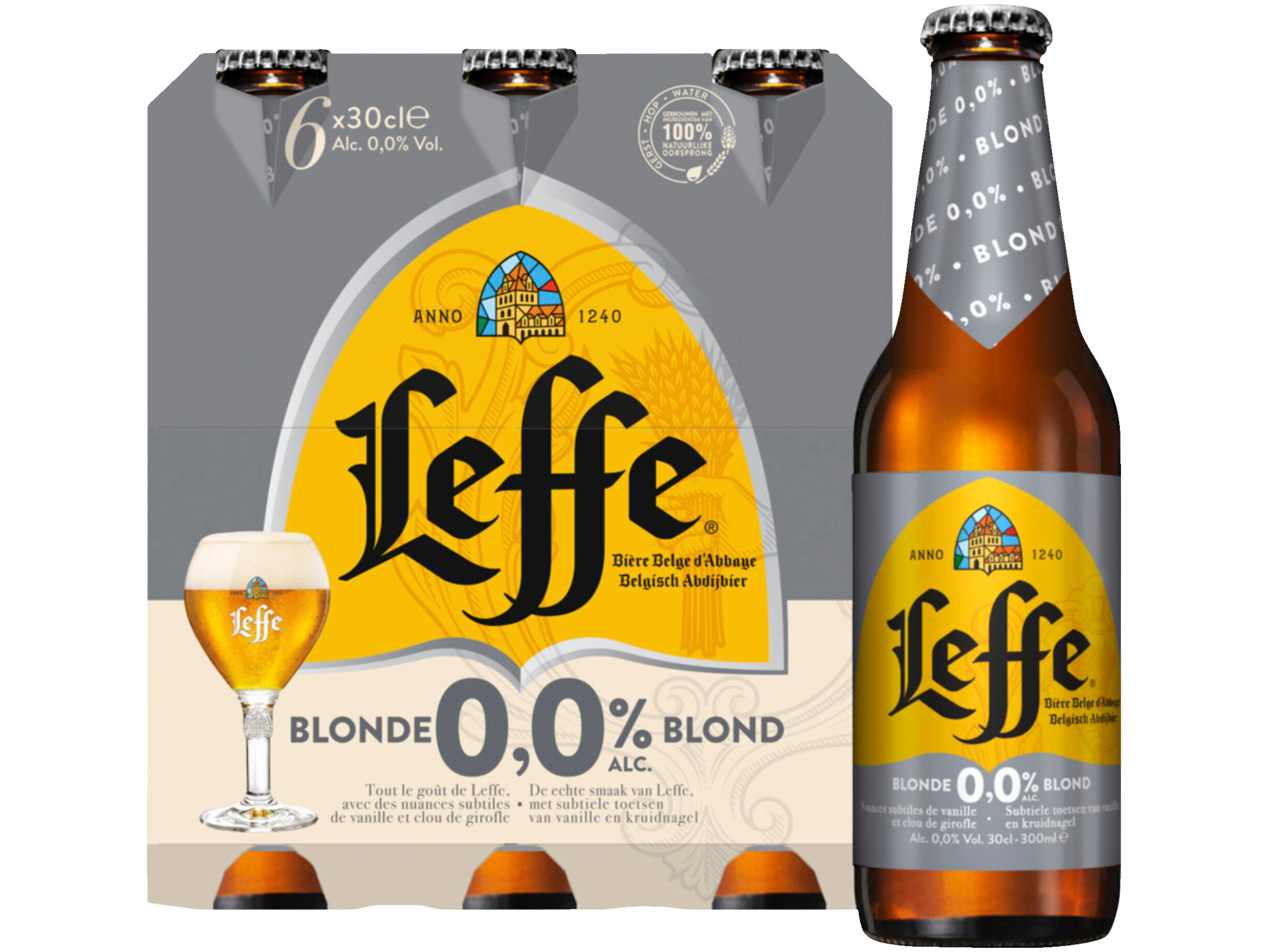 Blond 0.0% Alcoholvrij bier fles 6-pack