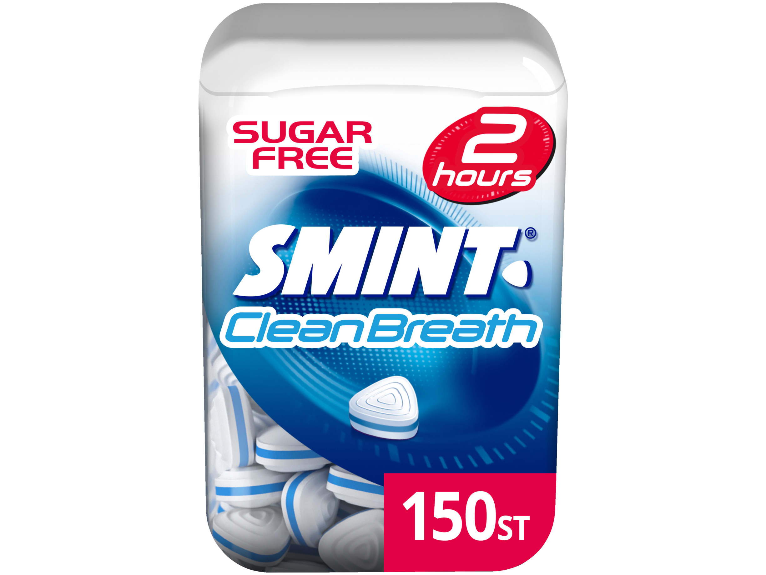 Clean Breath Peppermint Suikervrij Pot Keelpastille