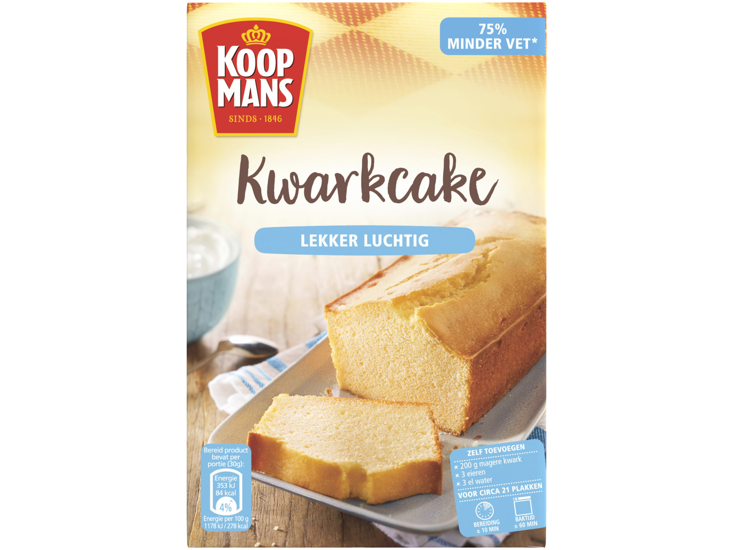 Mix voor kwarkcake
