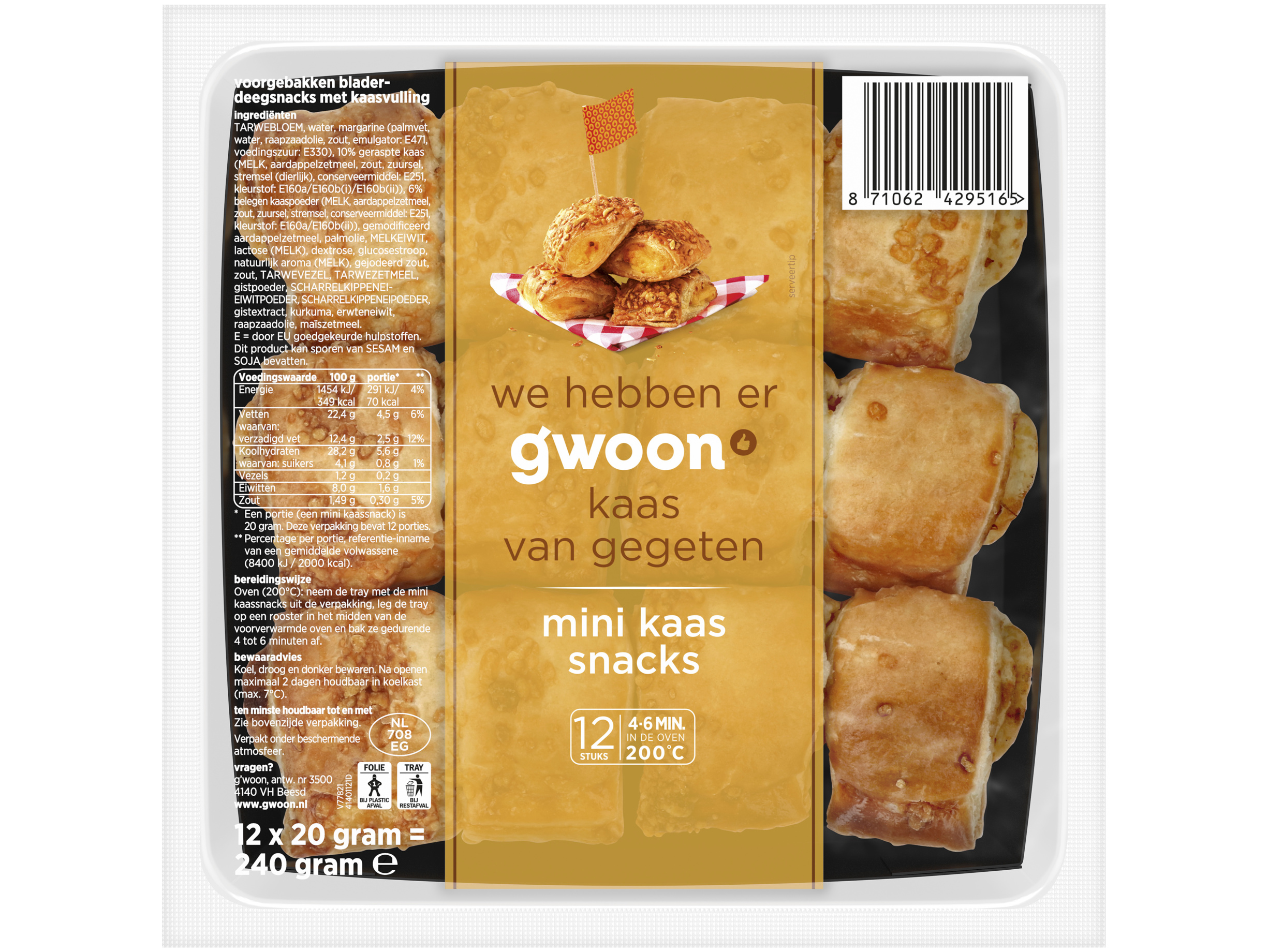 Mini kaassnacks