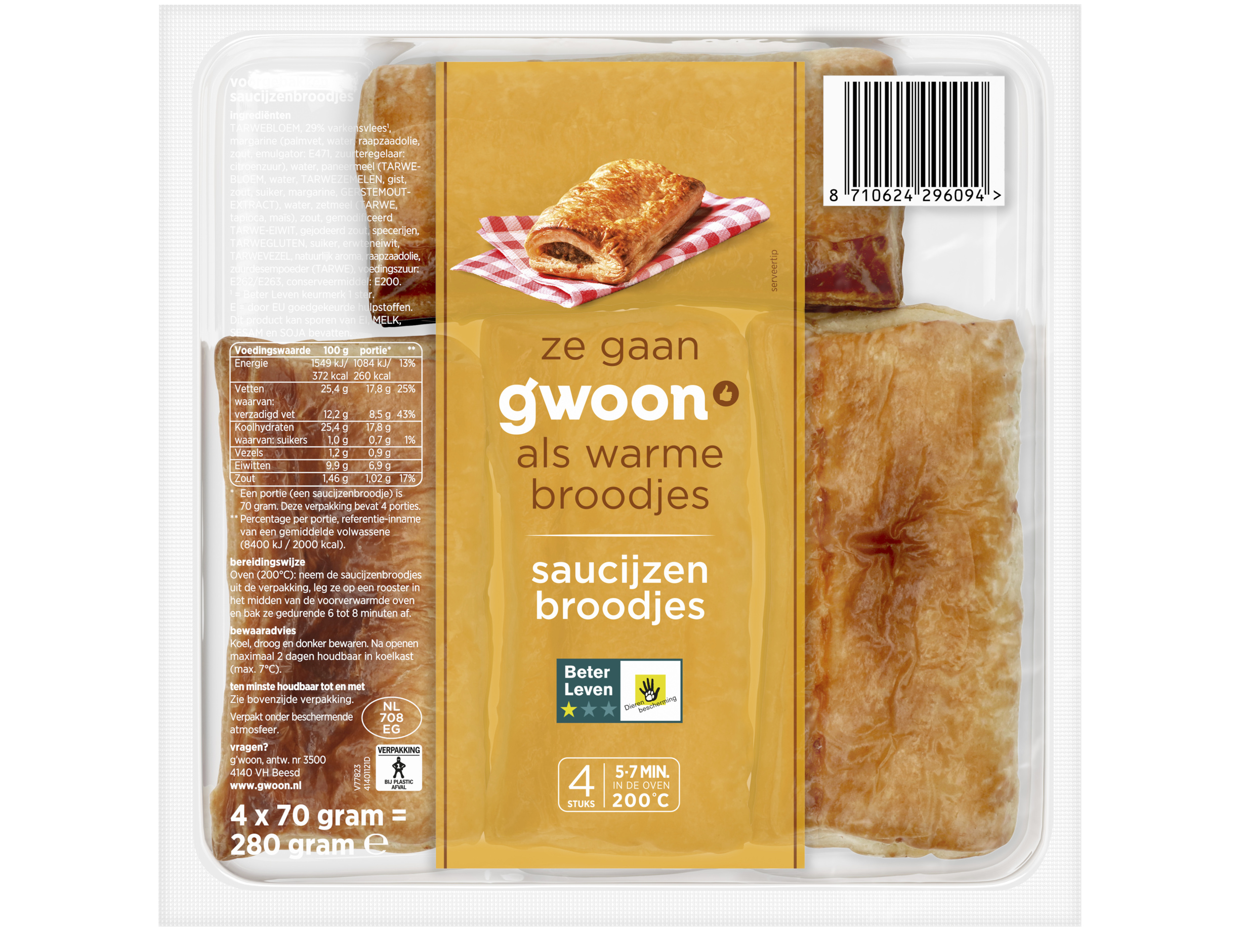 Saucijzenbroodjes