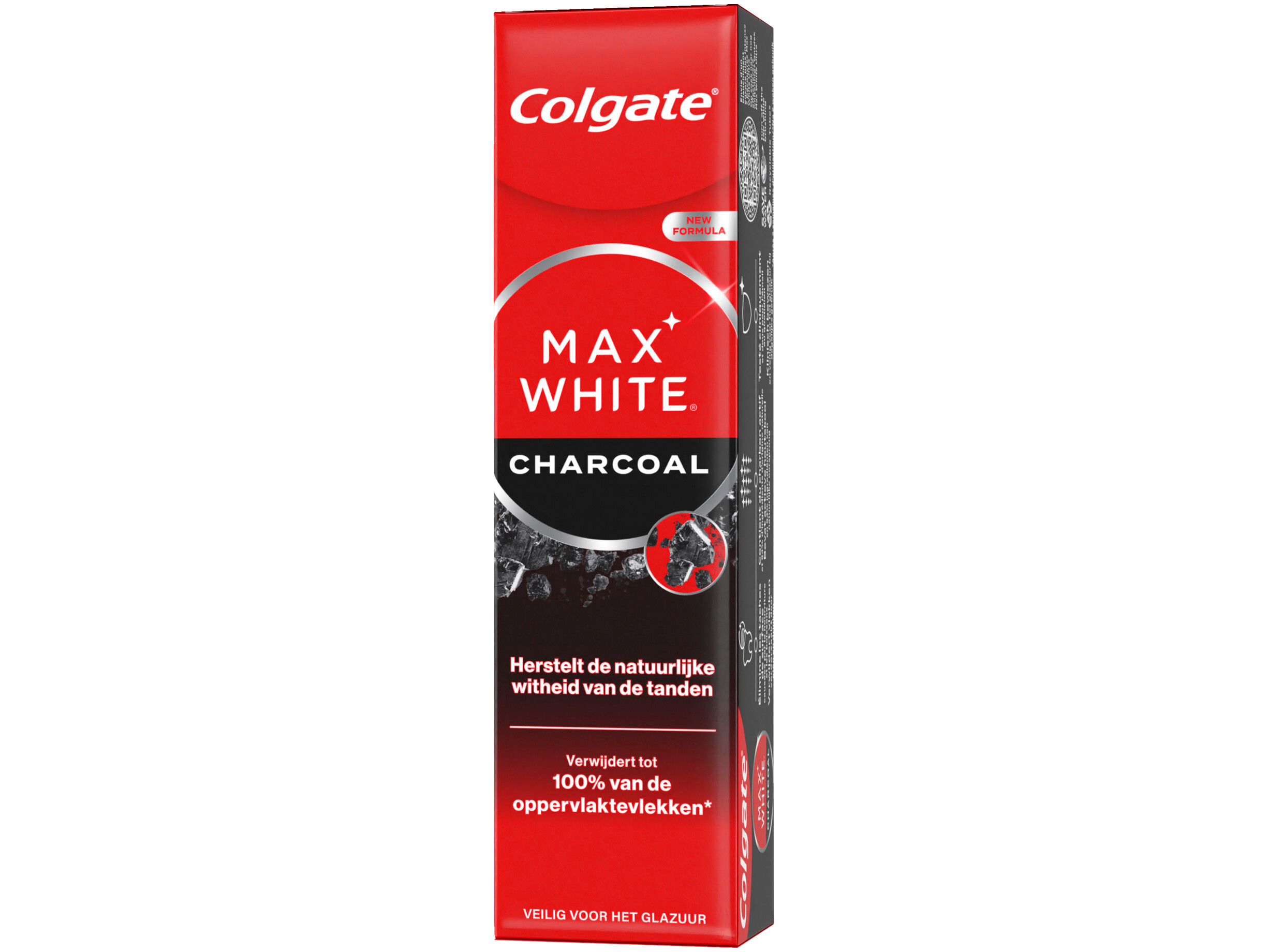 Tandpasta max white charcoal