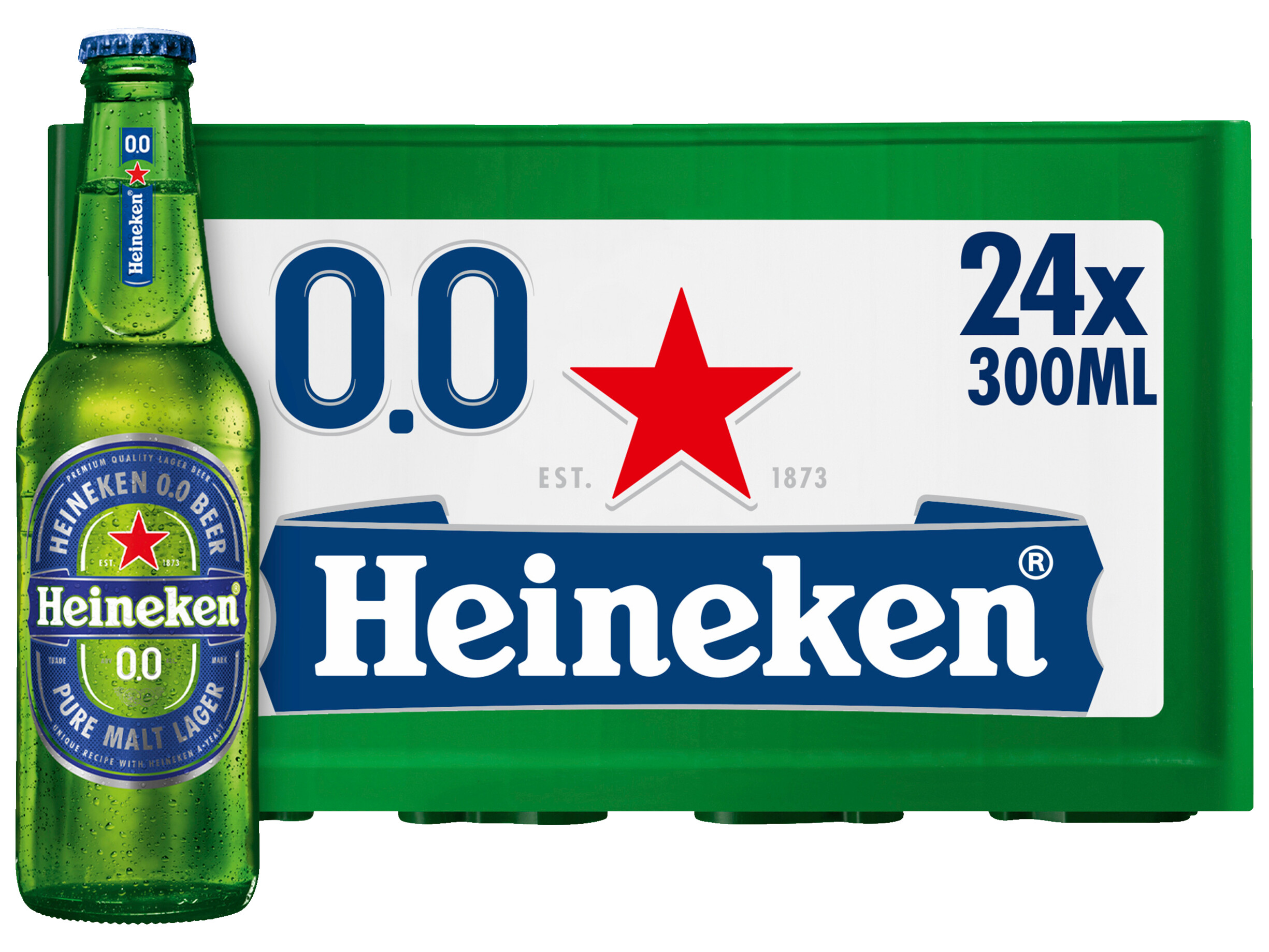 Premium Pilsener 0.0 Bier Fles Krat