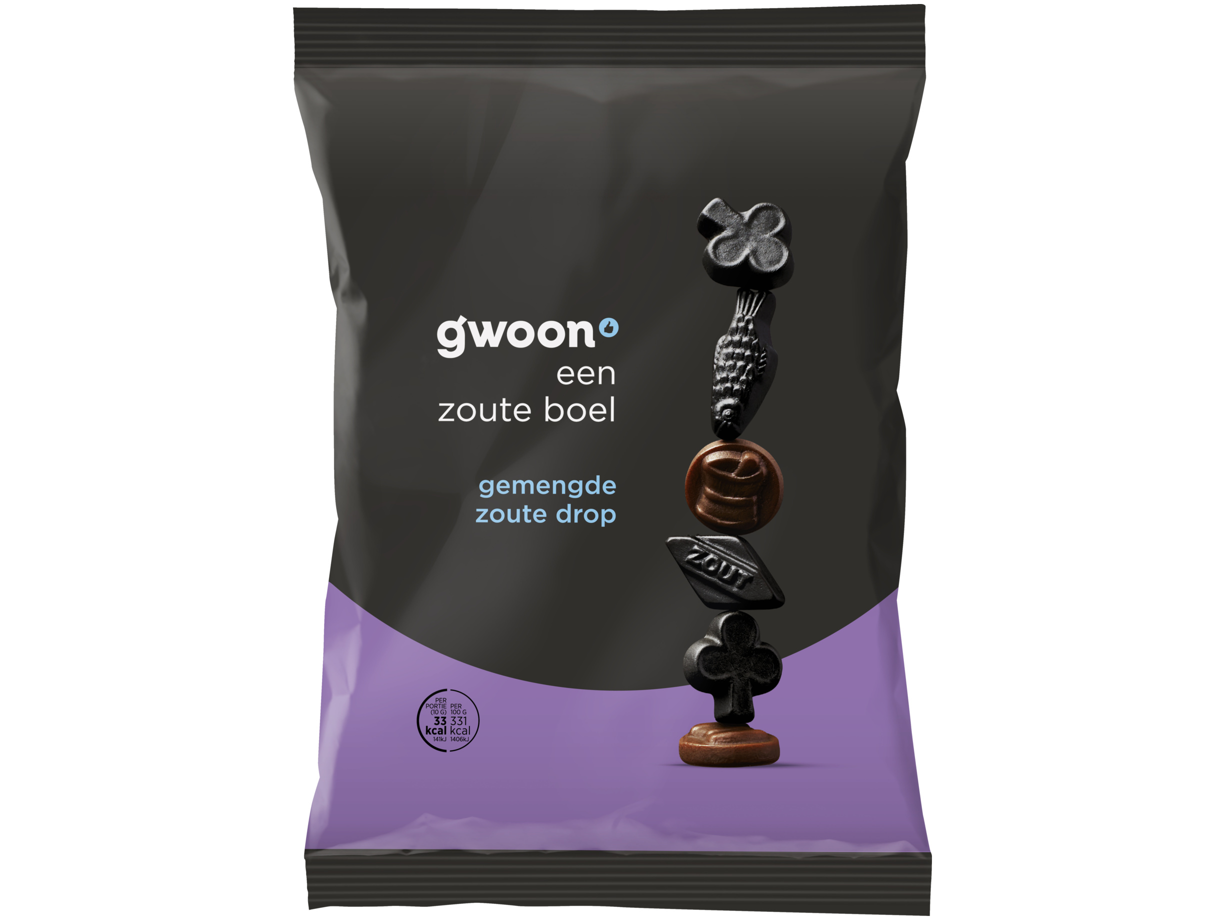 Gemengde zoute drop