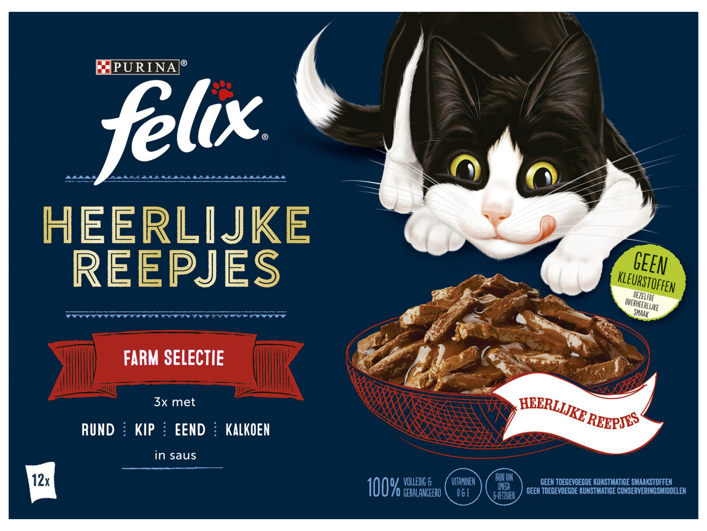 Heerlijke Reepjes kattenvoer vlees