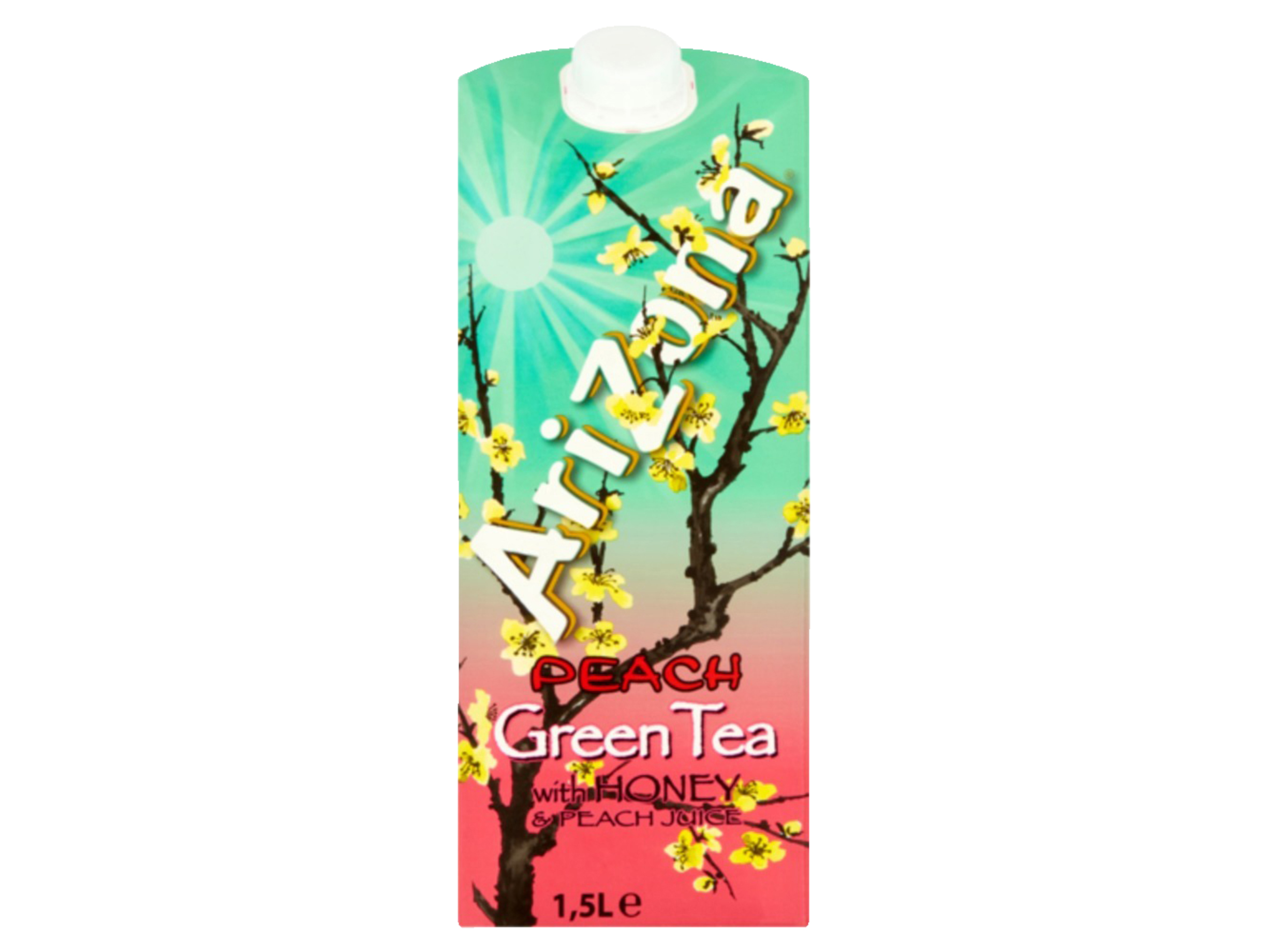 Green tea peach