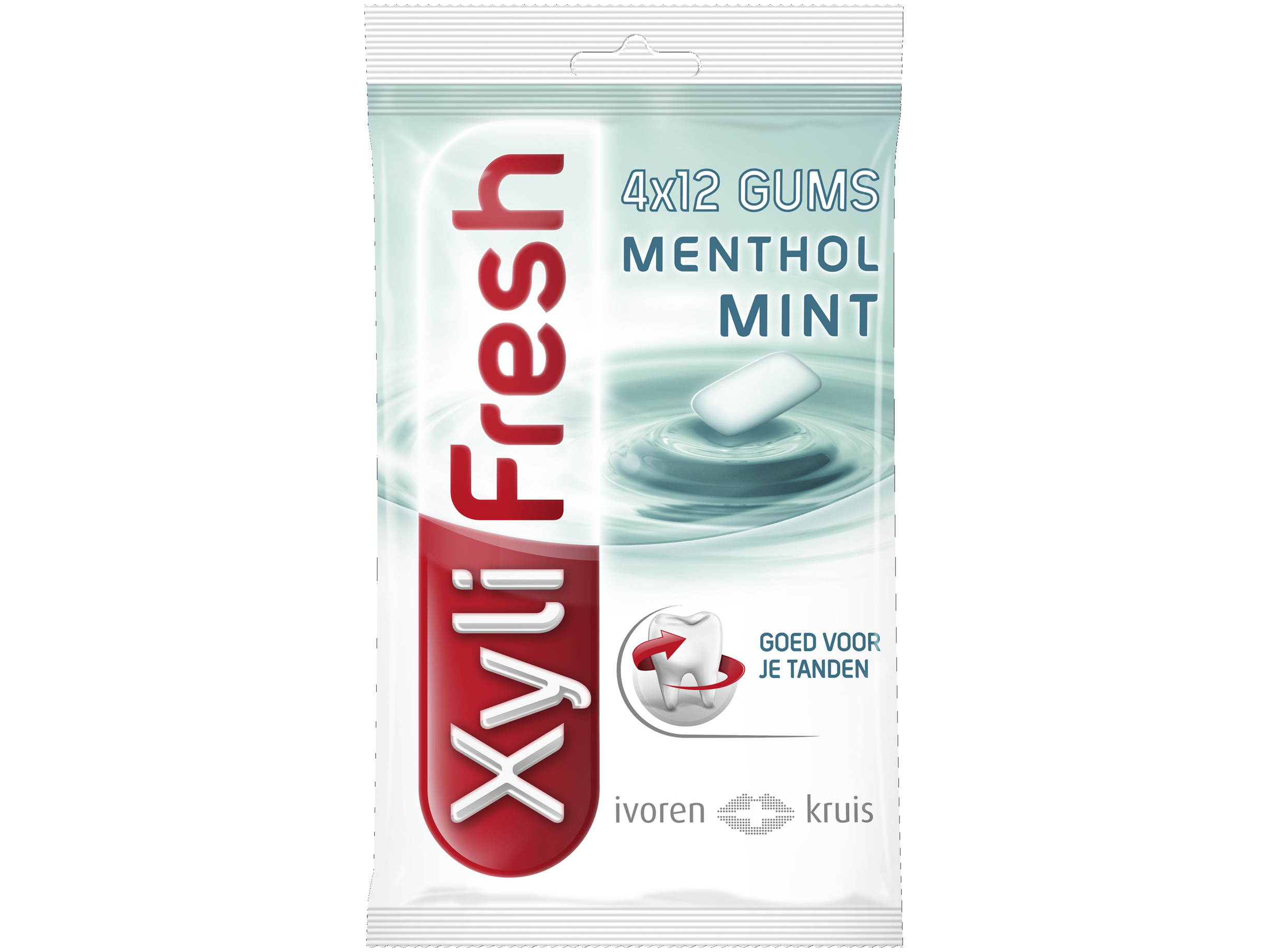 Mentholmint 4-Pack Suikervrije Kauwgom