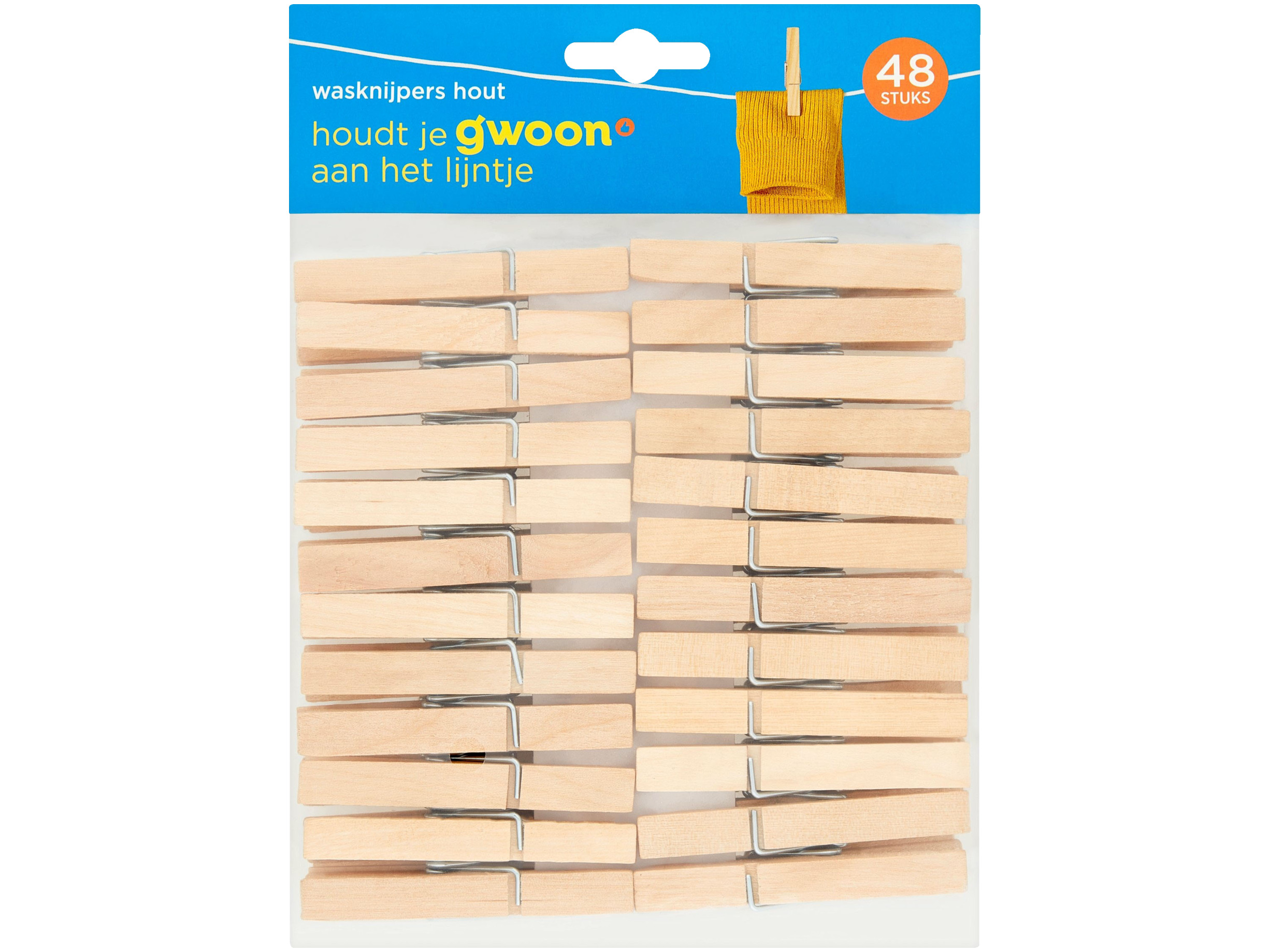 Wasknijpers hout