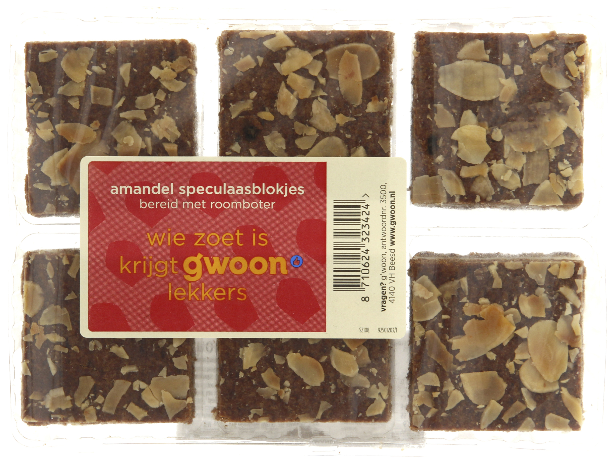 Amandel speculaasblokjes