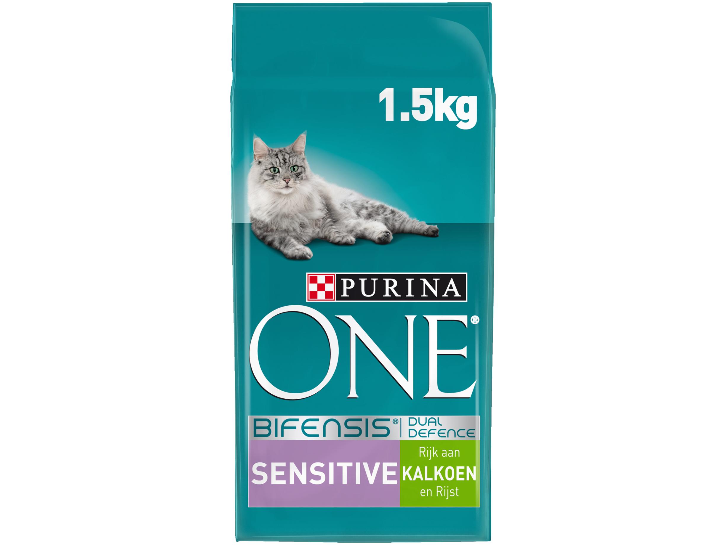 Sensitive kattenvoer rijk aan kalkoen