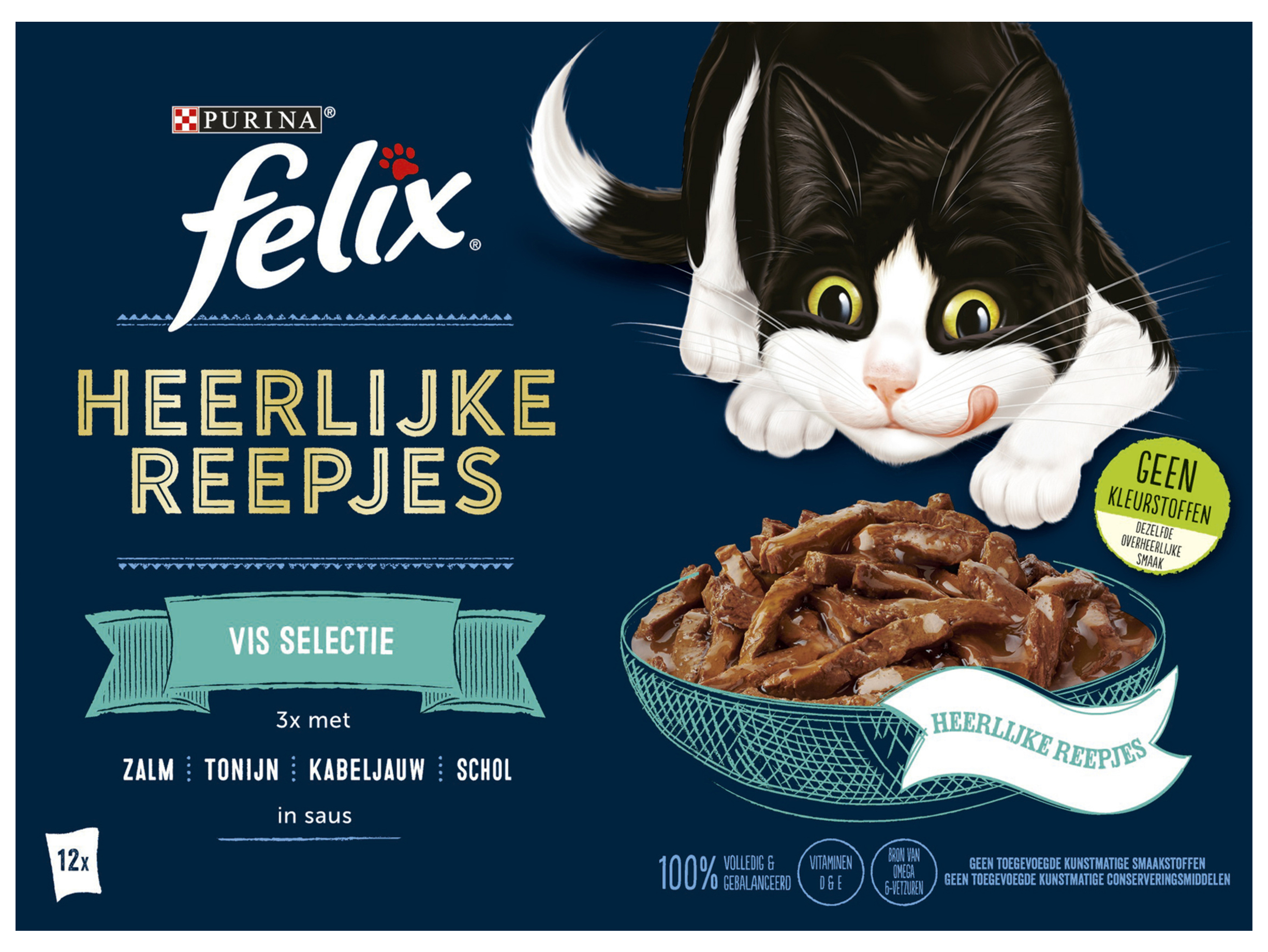 Heerlijke Reepjes kattenvoer vis