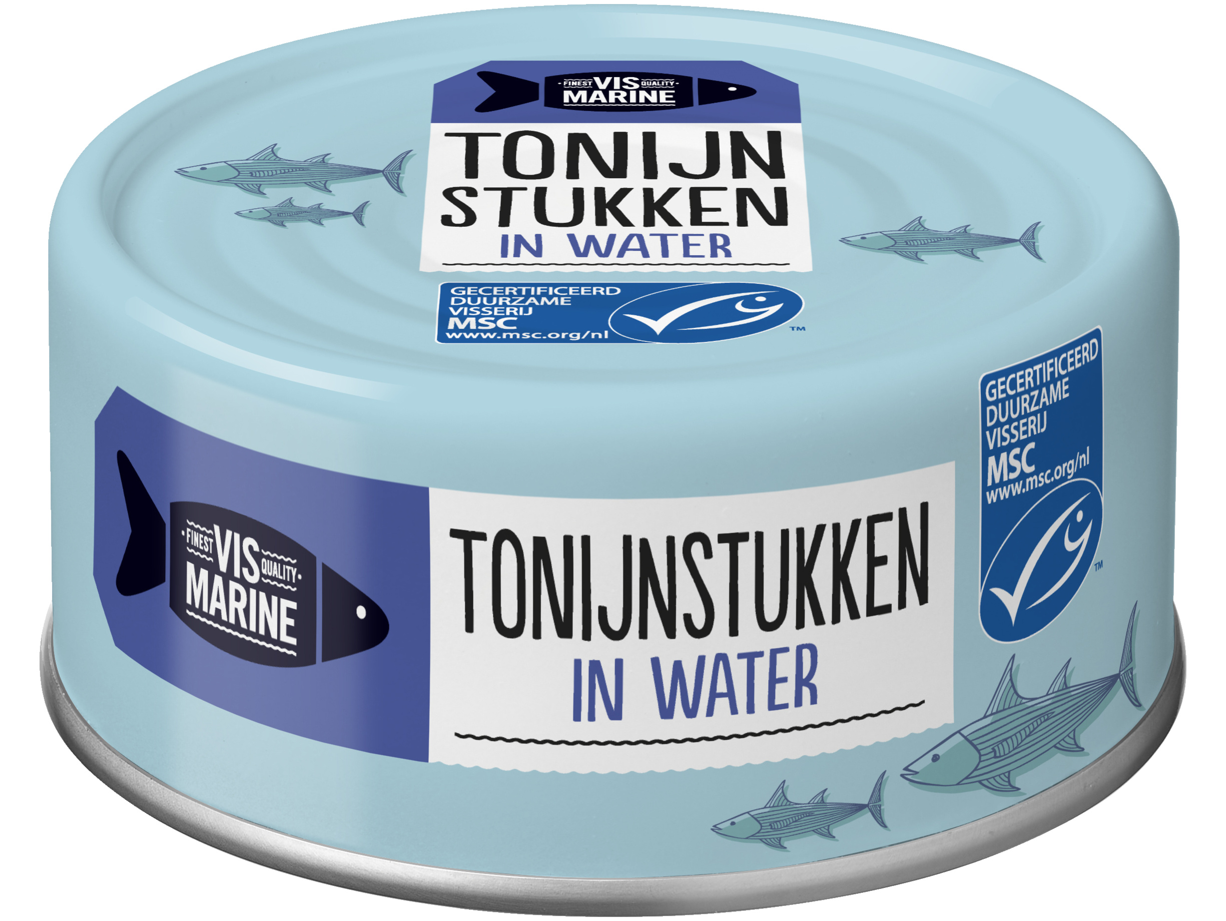 Tonijnstukken in water msc