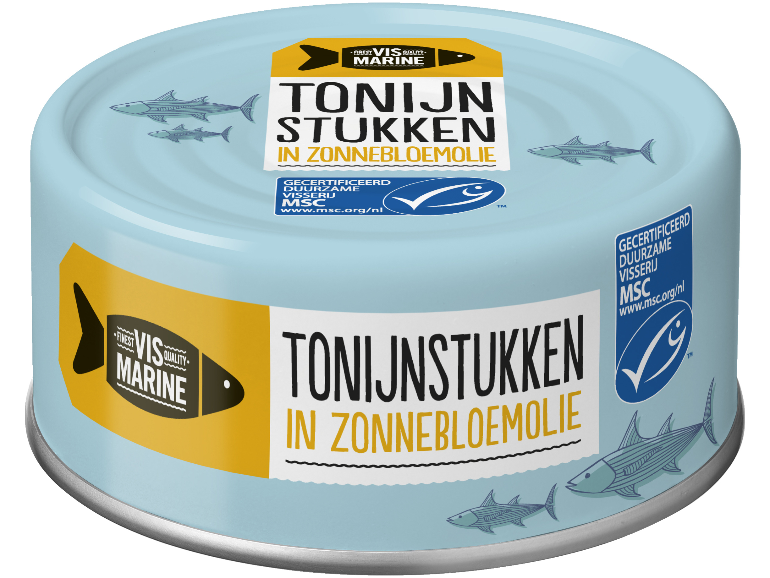 Tonijnstukken zonnebloemolie msc