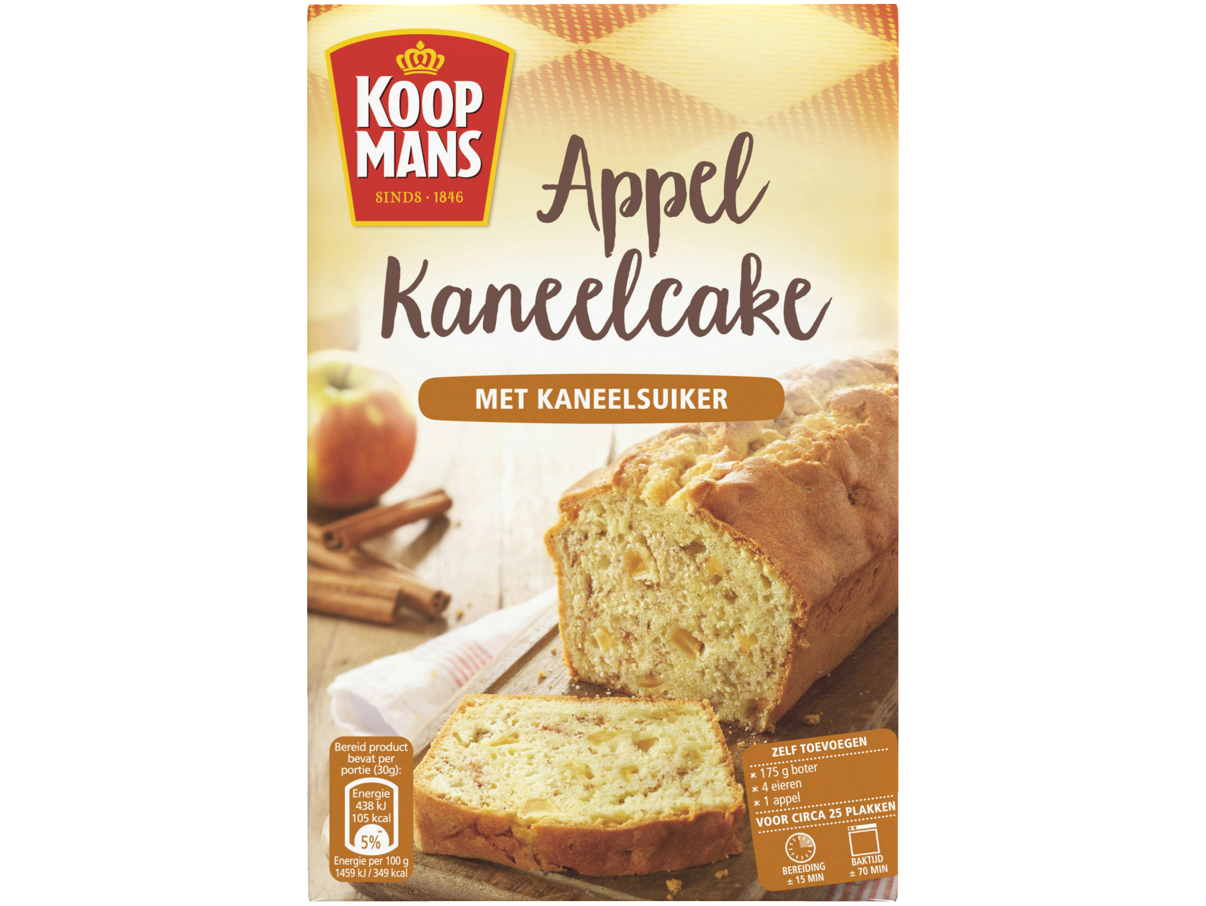 Appel kaneel cake mix