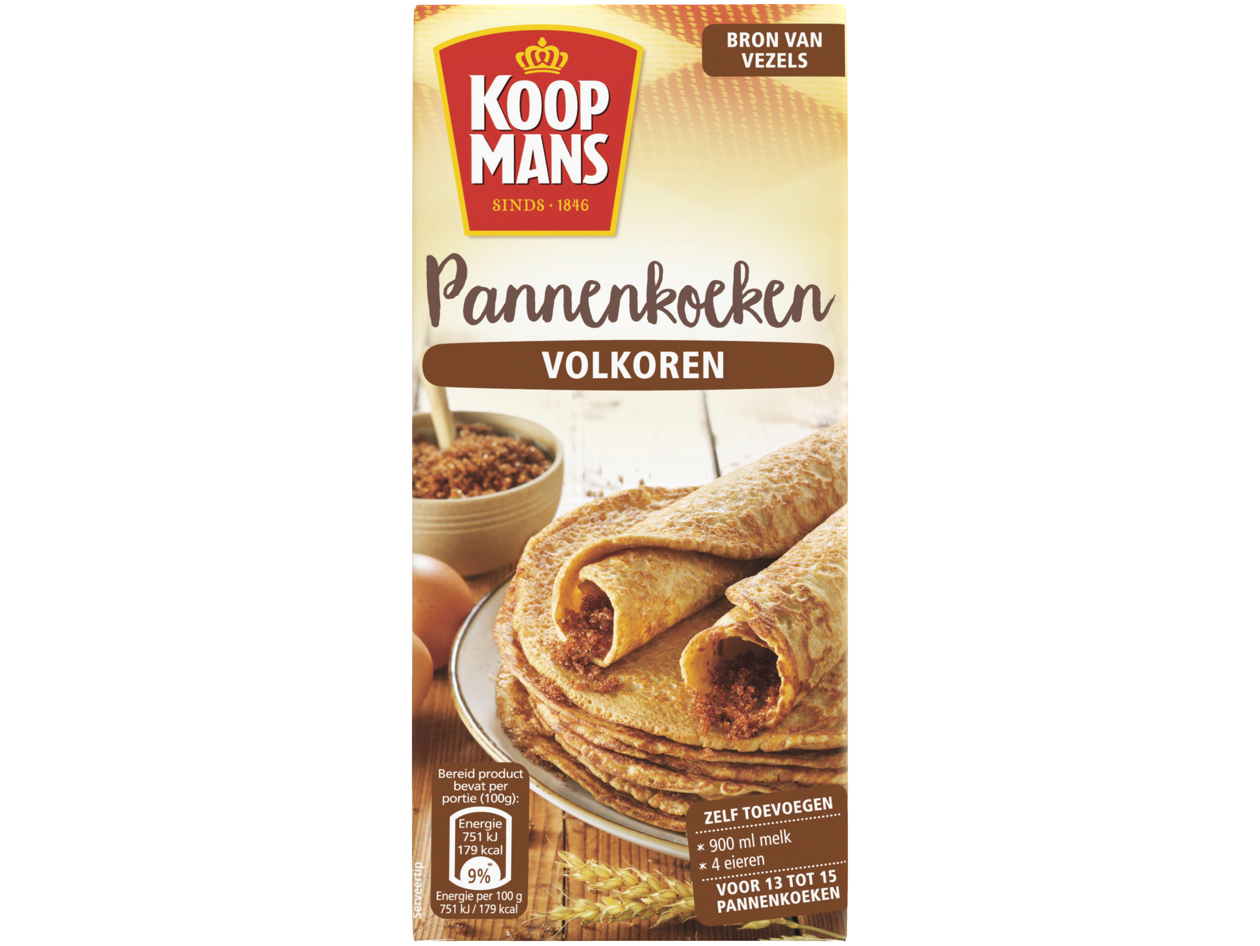 Pannenkoekmix volkoren