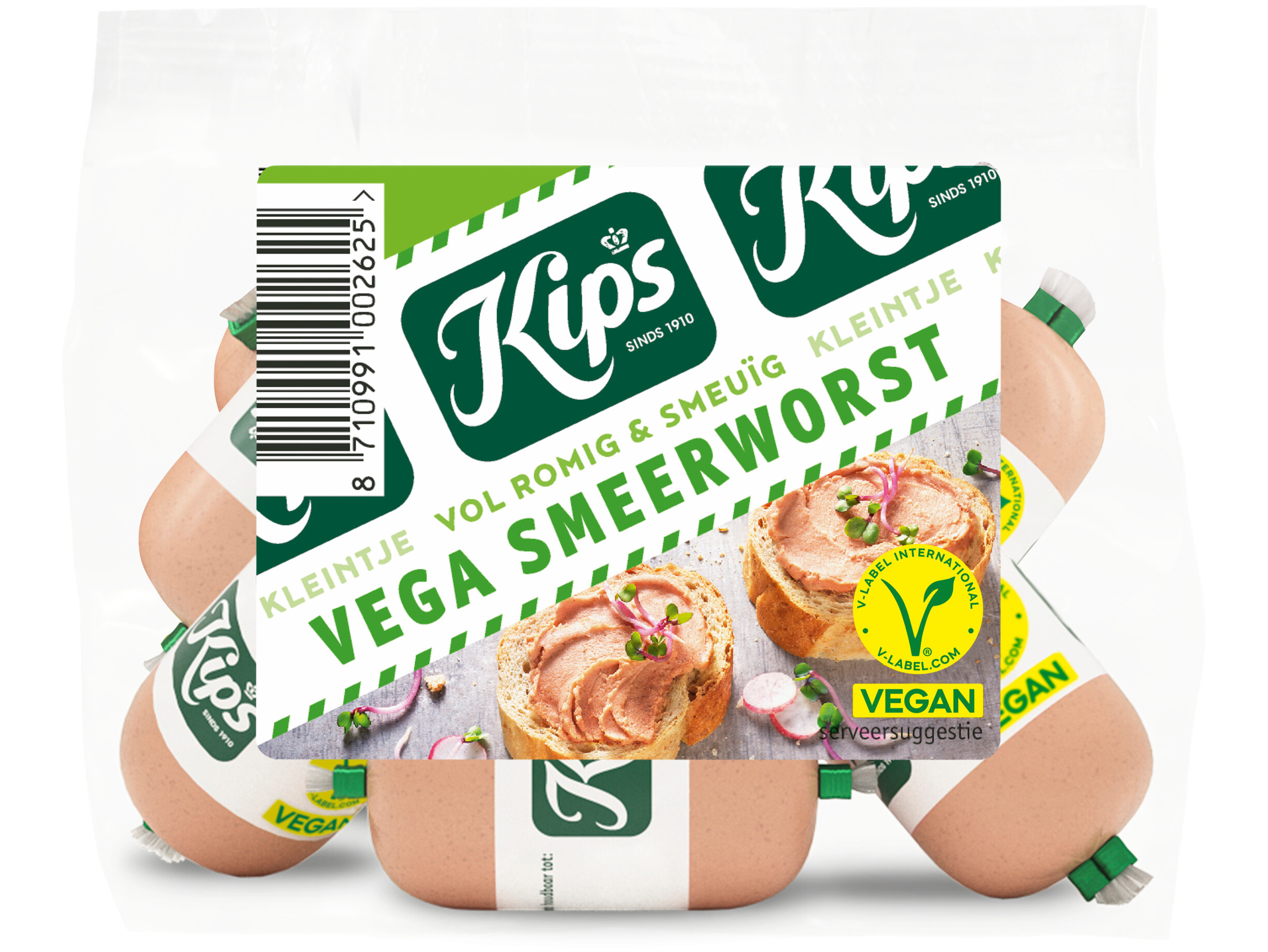 Kleintje vega smeerworst 6 x 20g