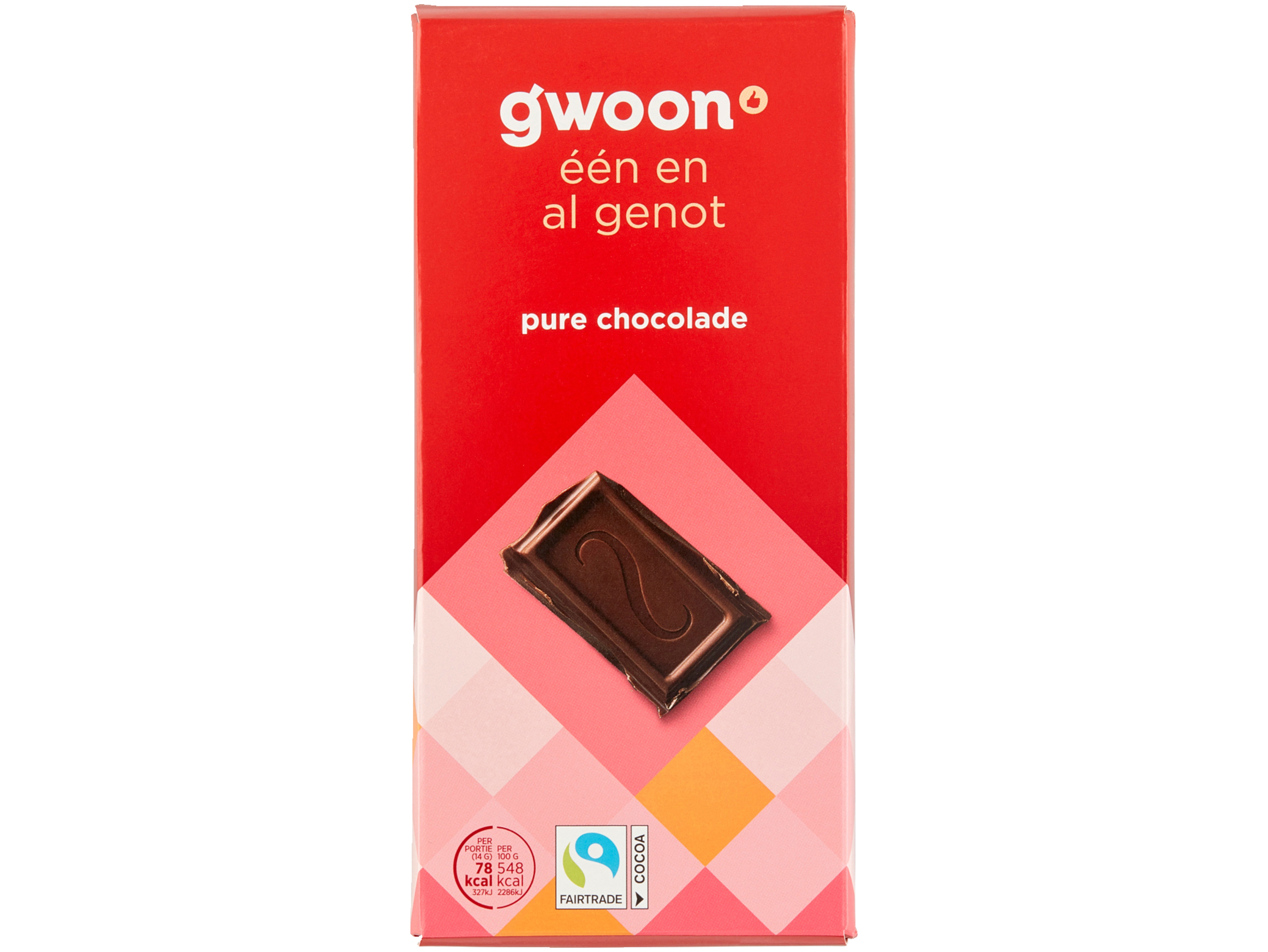 Chocoladetablet puur