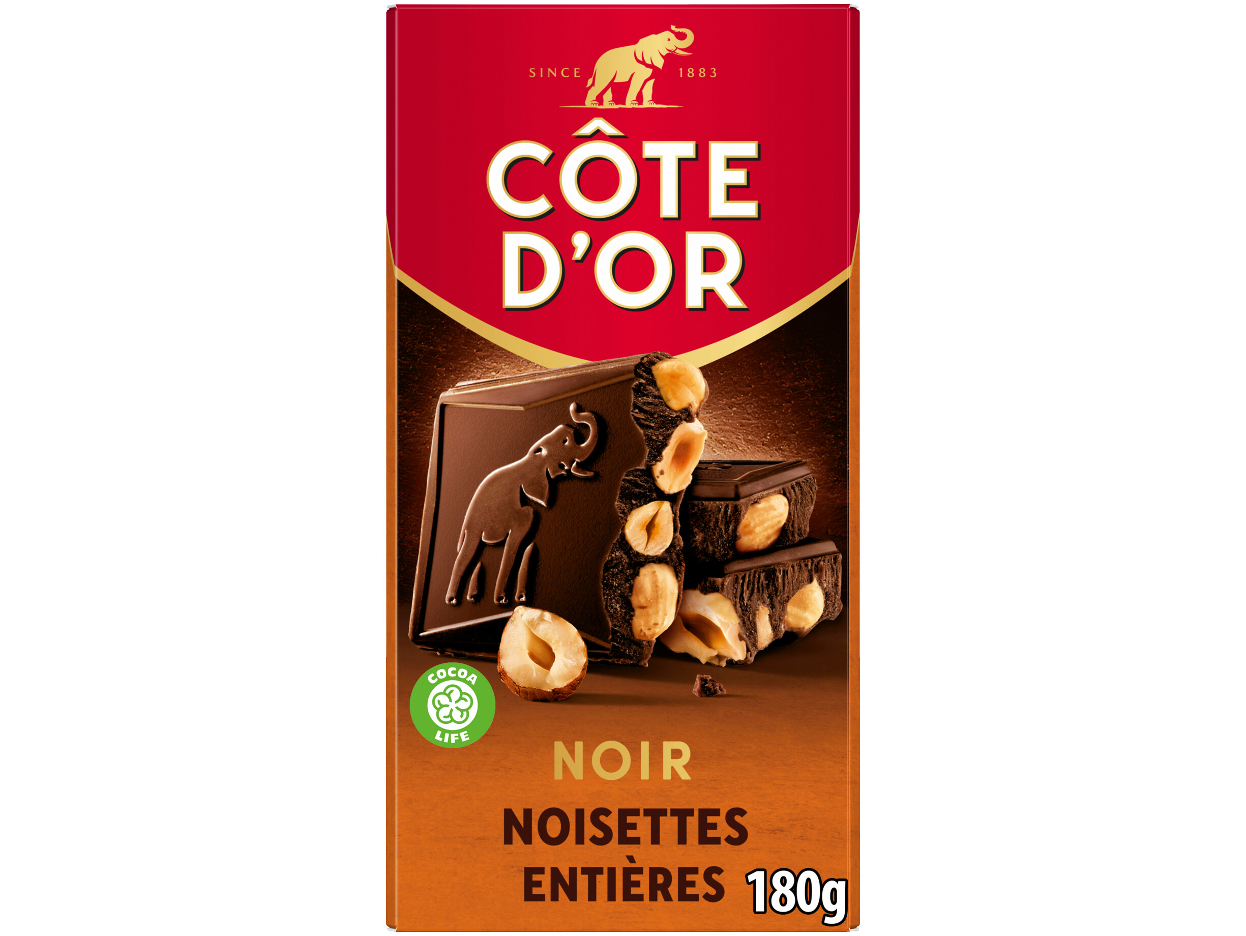 Chocoladereep puur hazelnoten