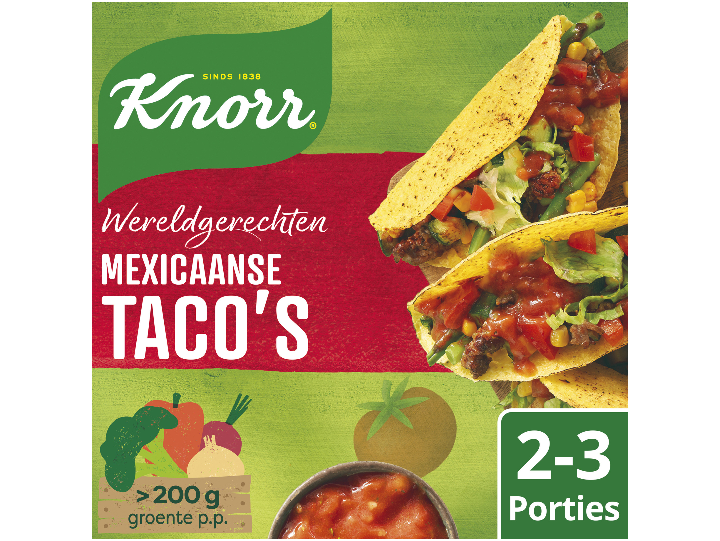 Wereldgerechten Mexicaanse taco`s